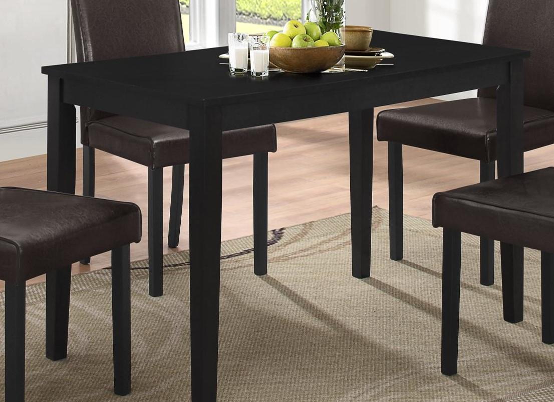 

    
MYCO Furniture Drake Rectangular Table & Brown PU Chairs Dining Room Set 5Pcs
