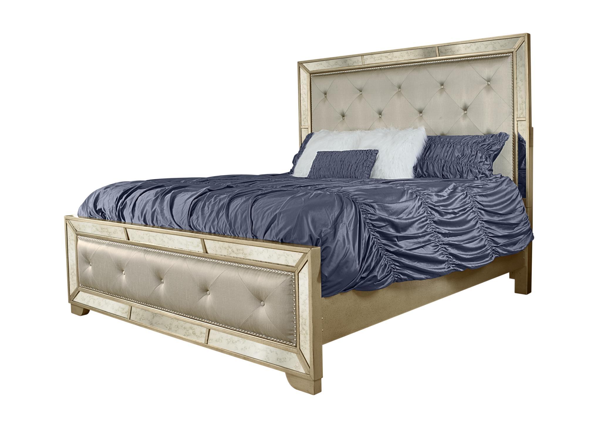 

    
MYCO Furniture MA190Q Madi Diamond Tufted Headboard Queen Panel Bedroom Set 2Pcs
