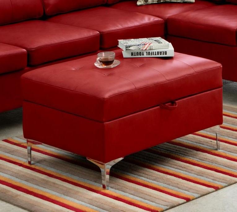 

                    
MYCO Furniture Macy Sectional Corner Sofa Red Leatherette Purchase 
