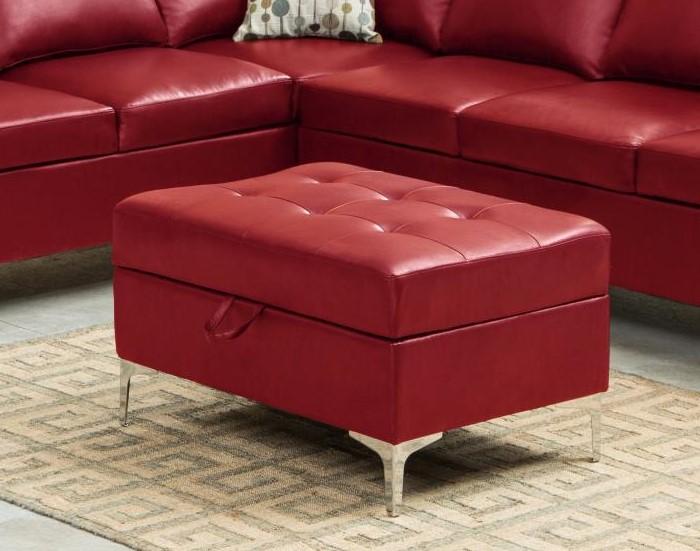 

                    
MYCO Furniture Maya Sectional Corner Sofa Red Leatherette Purchase 

