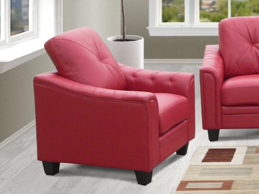 

                    
MYCO Furniture Walden Sofa Loveseat and Chair Set Red Bonded Leather Purchase 
