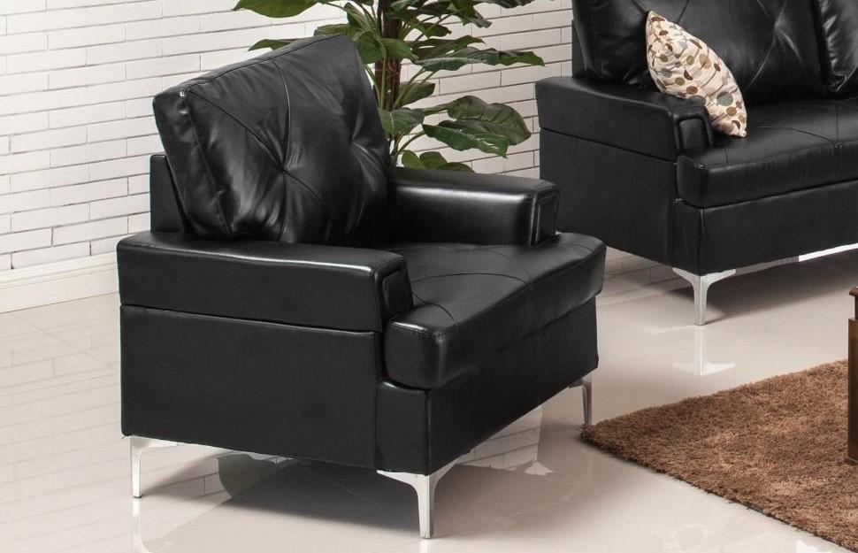 

                    
MYCO Furniture Walker Sofa Loveseat and Chair Set Black Bonded Leather Purchase 
