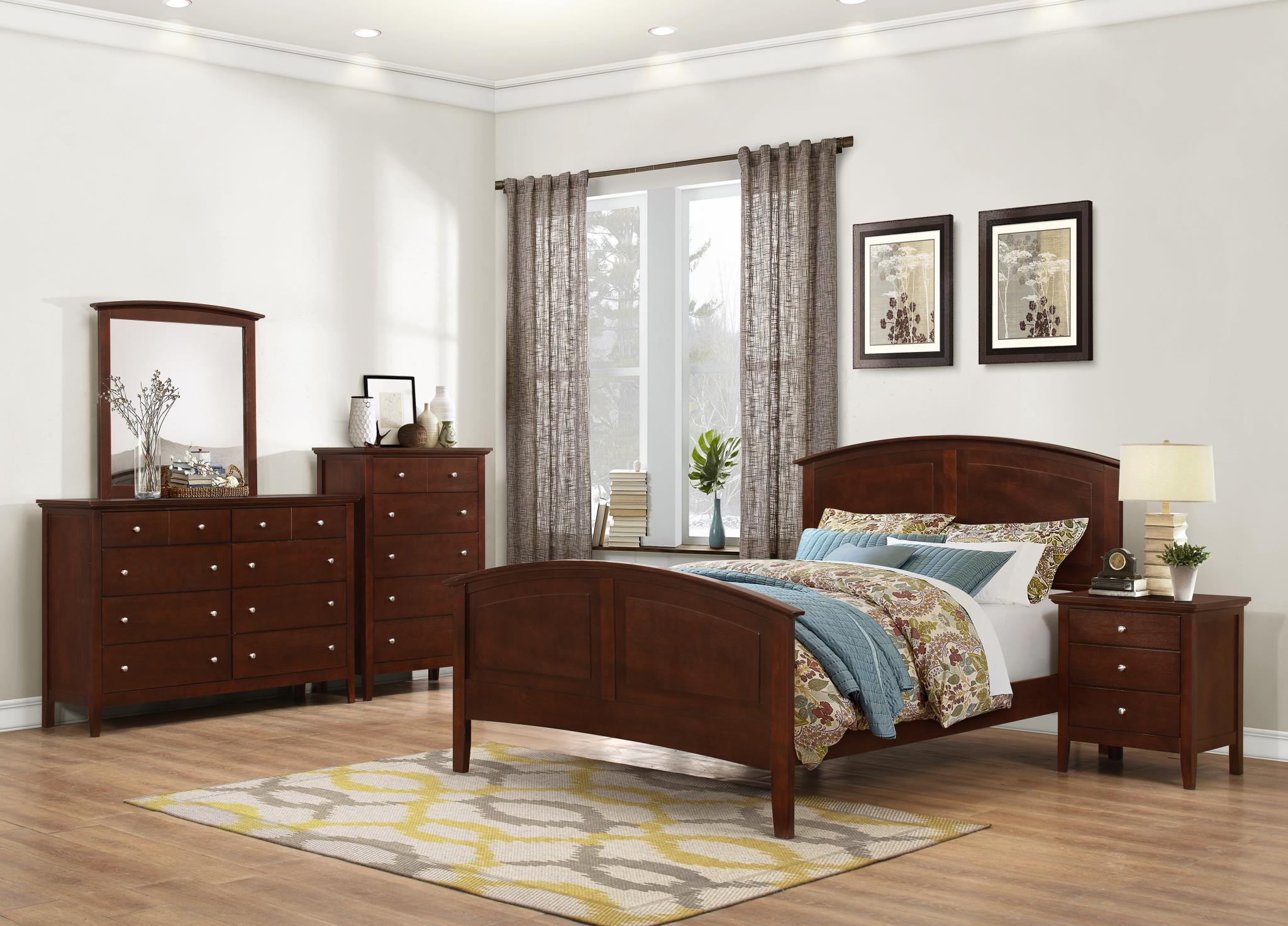 

    
MYCO Furniture WH702K Whistler Warm Brown Solid Hardwoods King Bed Set 5Pcs Classic
