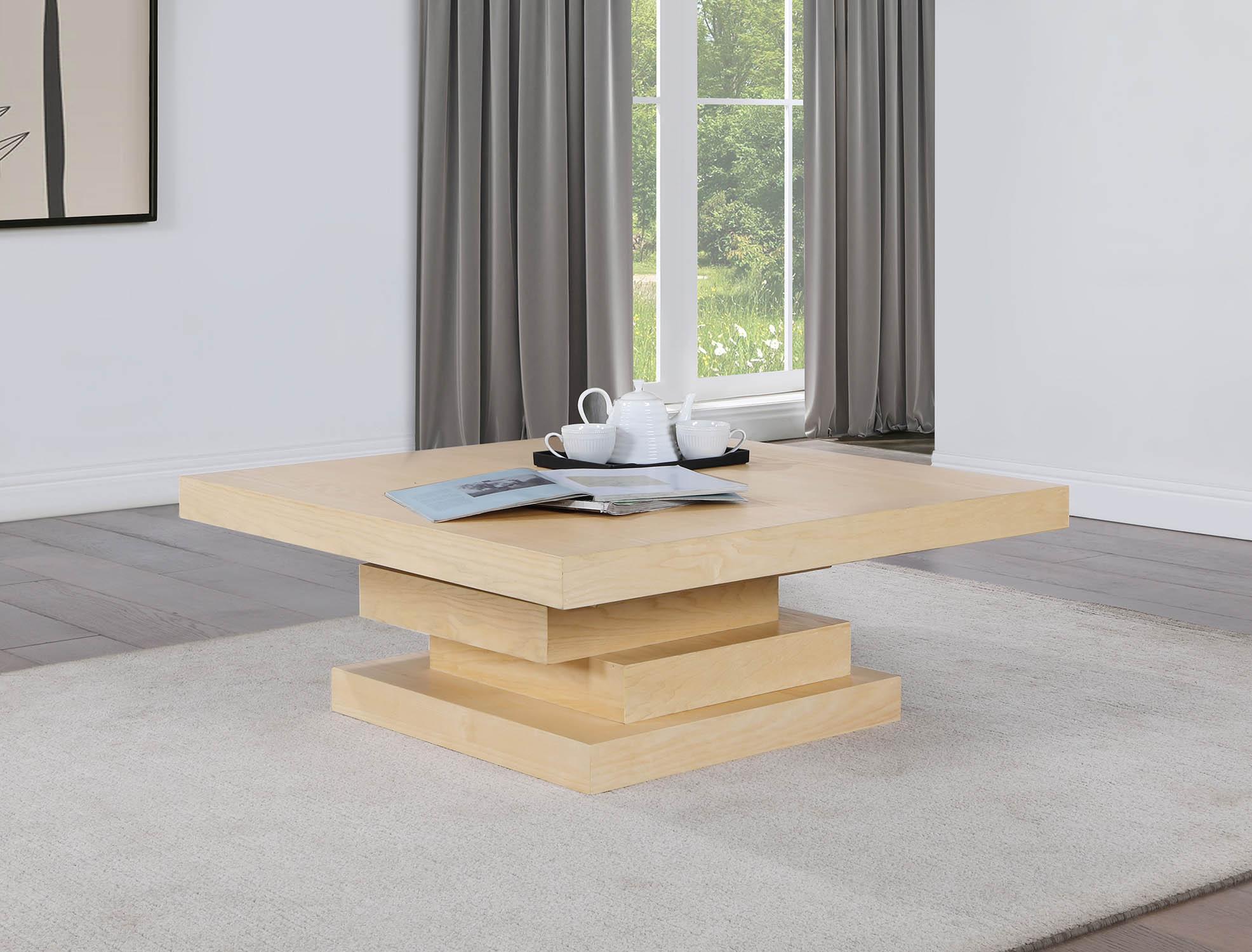 

    
Natural Art Deco Coffee Table Set 3Pcs WESTMOUNT 499Natural-CT Meridian Modern
