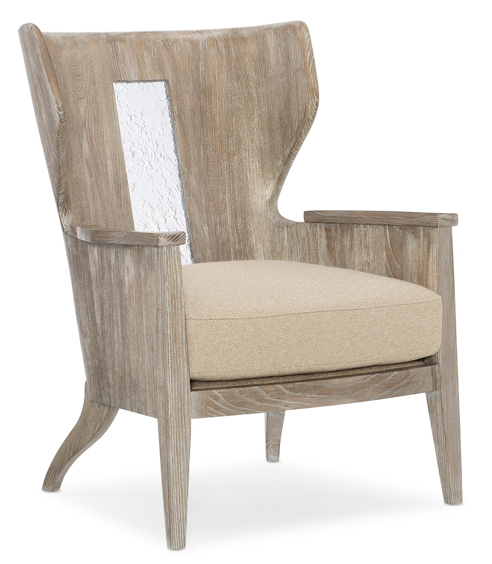 

    
Natural Driftwood-finished Frame Accent Chair & End Table PEEK A BOO by Caracole

