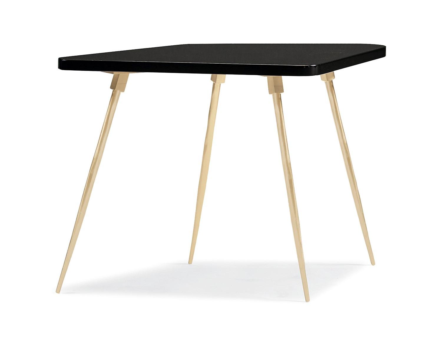 

    
Natural Ebony & Urban Black End Table Set THE TRILOGY SIDE TABLE by Caracole
