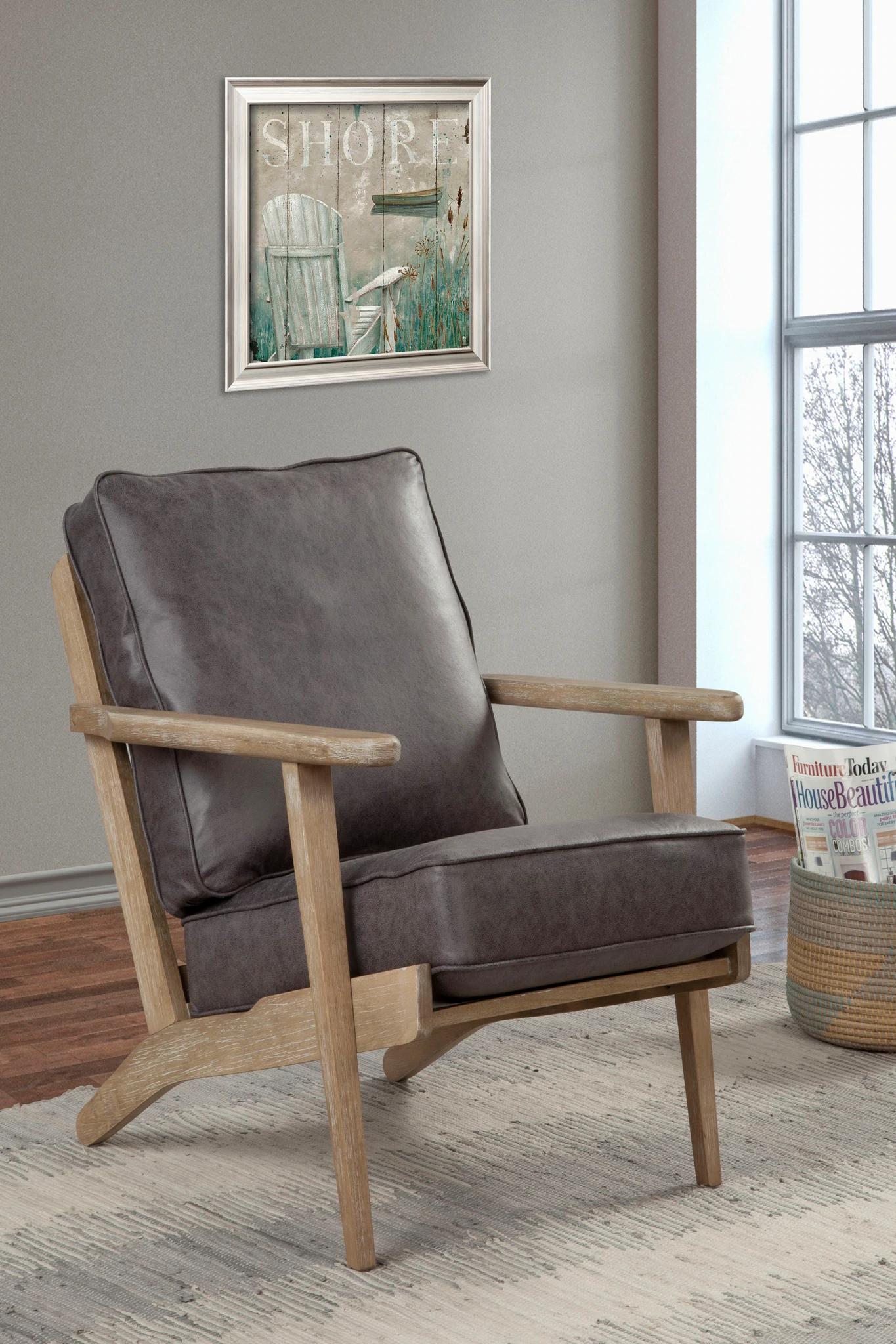

    
Natural Frame & Grey Cushions Lounge Chair Set 2 ARTICA ALPINE Mid Century
