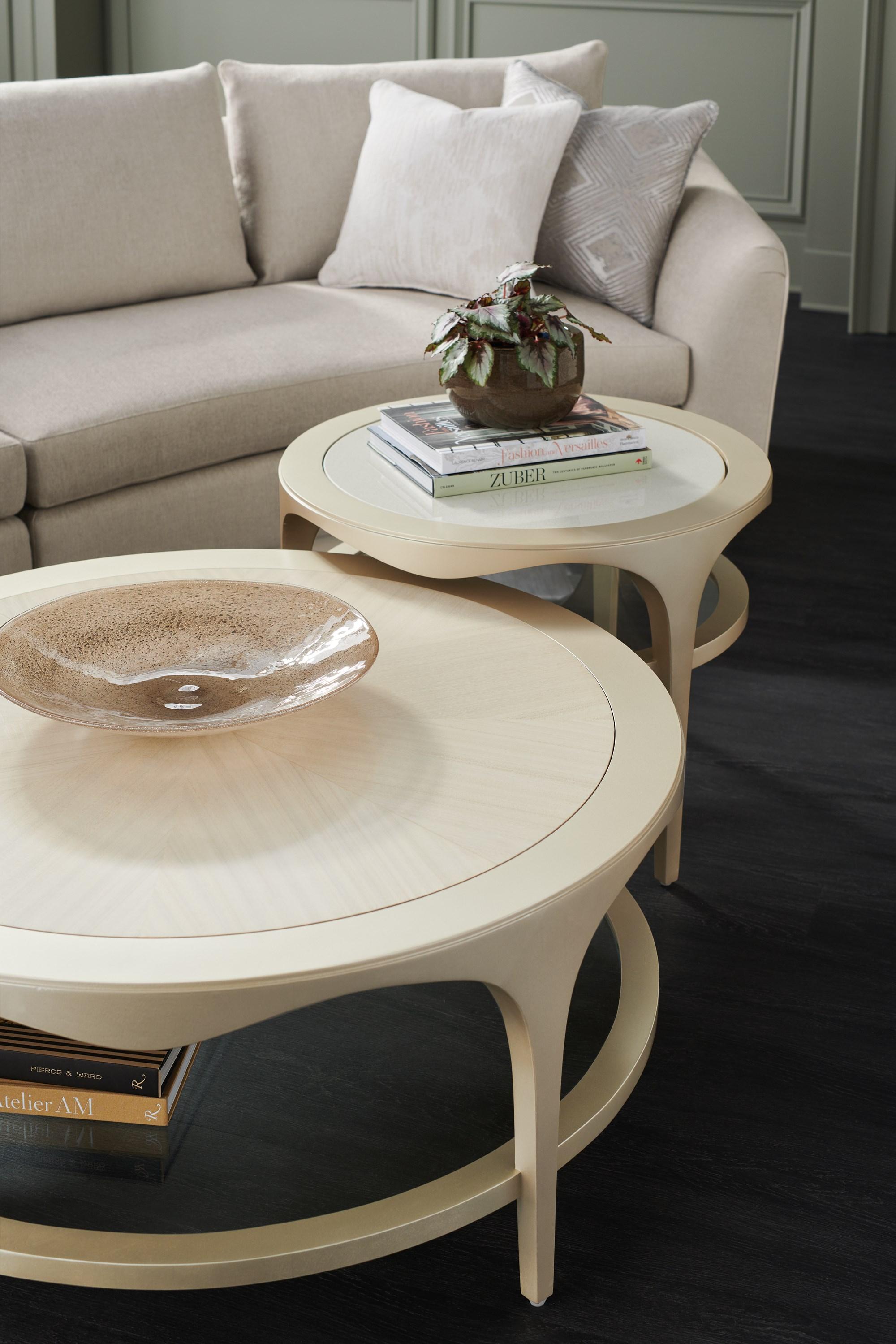 Caracole DOWN AND UNDER / UP AND OVER Coffee Table Set