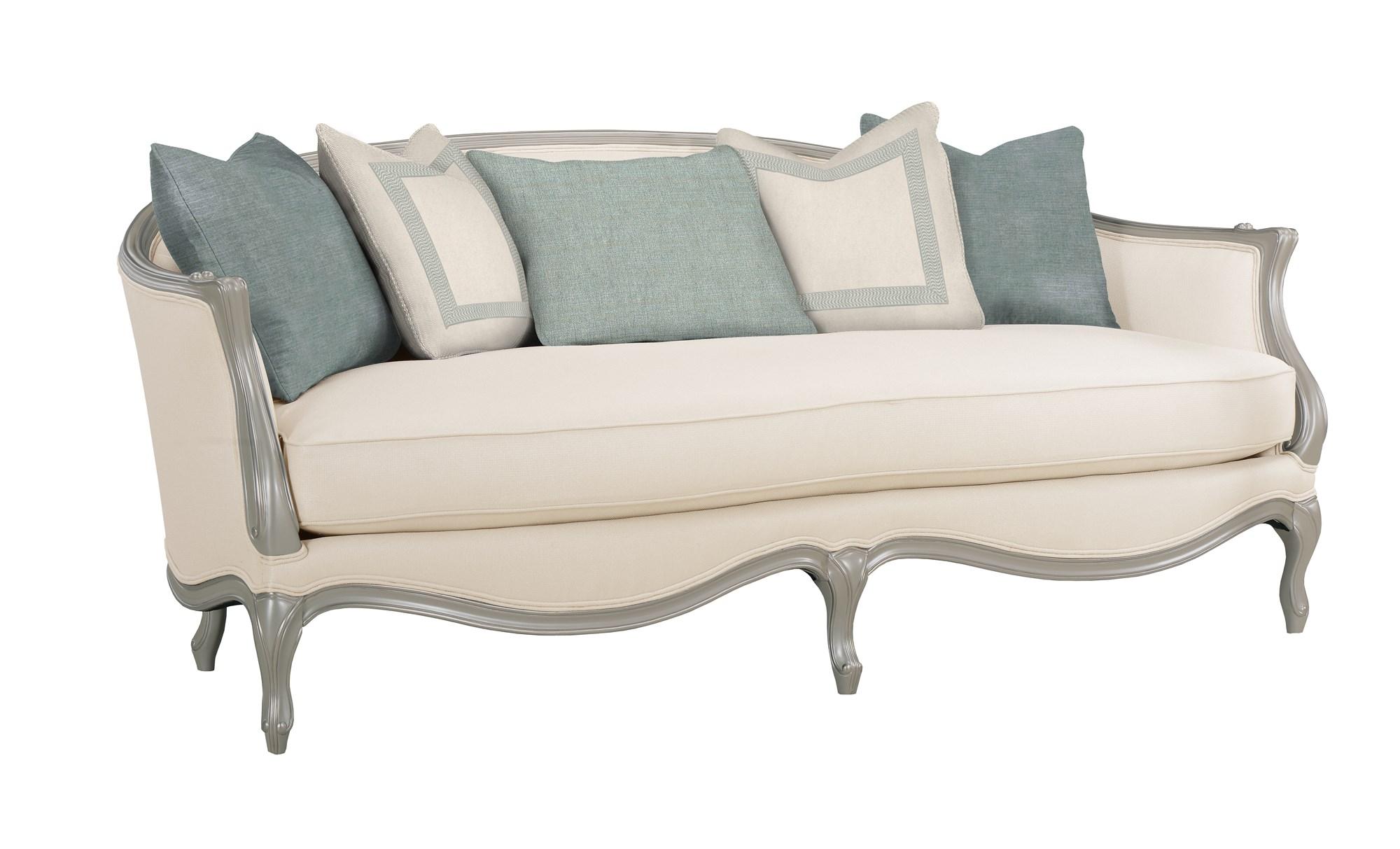 Classic Sofa LE CANAPE UPH-SOFWOO-33R in Natural Fabric