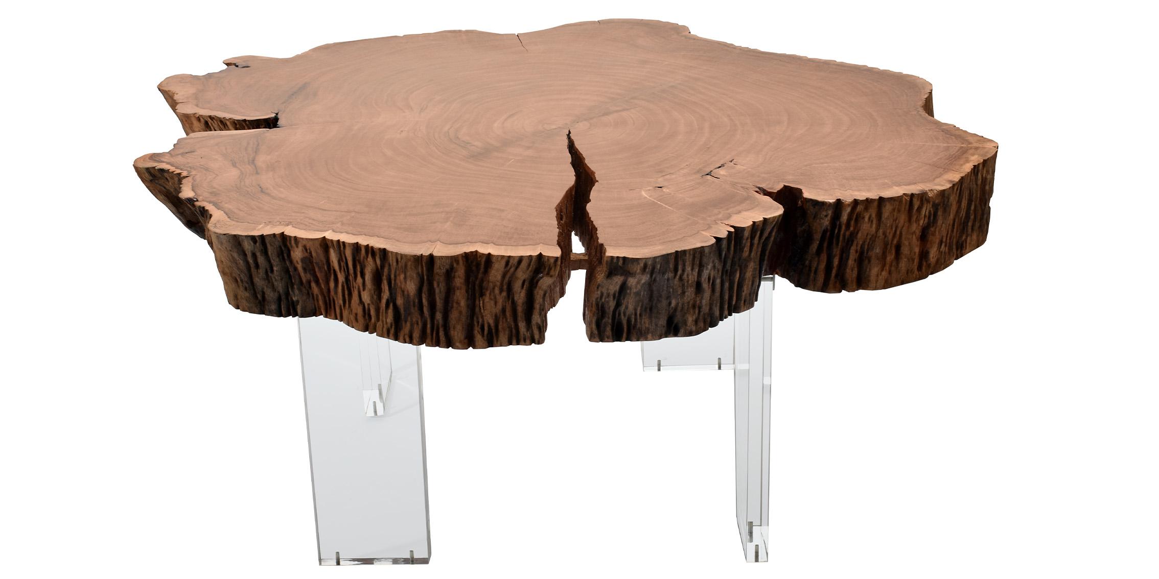 

    
 Shop  Natural Wood & Acrylic Coffee Table Set 2Pcs WOODLAND 258-CT Meridian Modern

