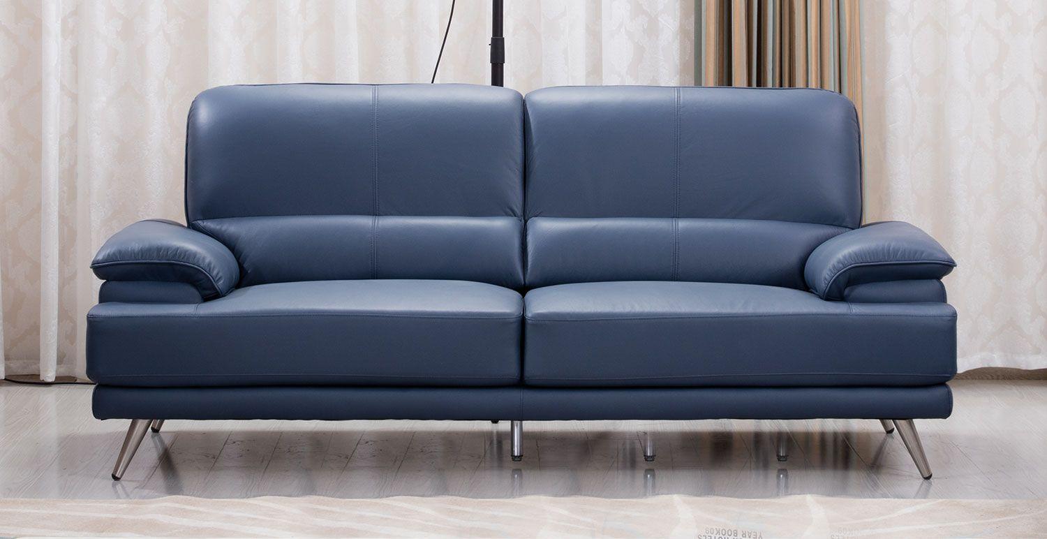 

                    
American Eagle Furniture EK523-NB-SF Sofa Set Navy blue Italian Leather Purchase 
