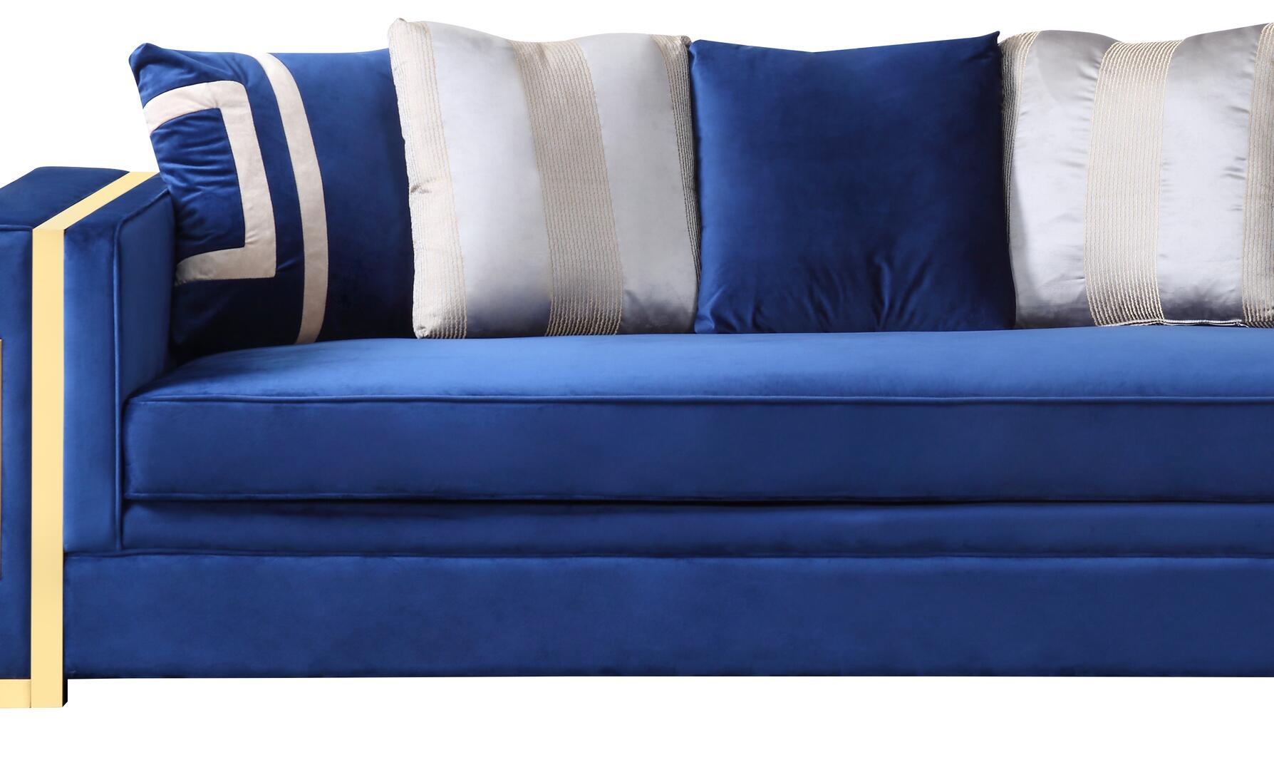 

    
Cosmos Furniture Lawrence Loveseat Gold/Blue 3036BLLAW
