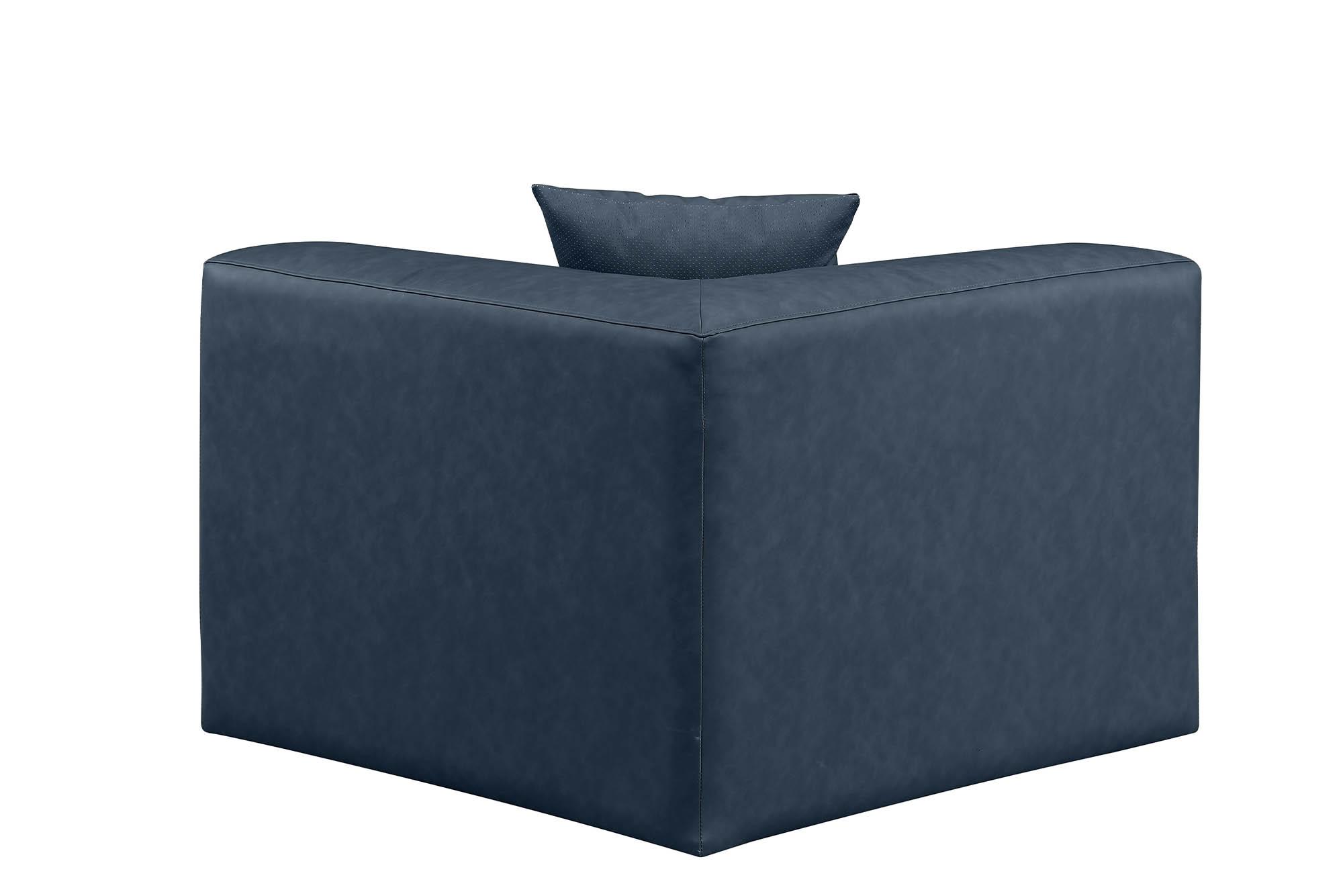 

        
Meridian Furniture CUBE 668Navy-Corner Corner chair Navy Faux Leather 094308301402
