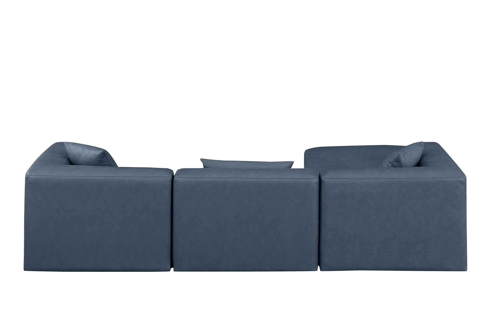 

    
668Navy-Sec4A Meridian Furniture Modular Sectional Sofa
