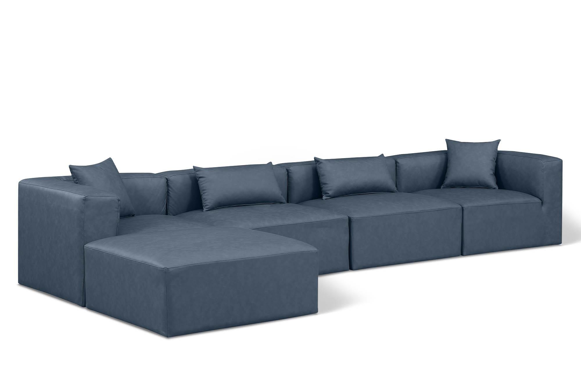 

    
Navy Faux Leather Modular Sectional CUBE 668Navy-Sec5A Meridian Contemporary
