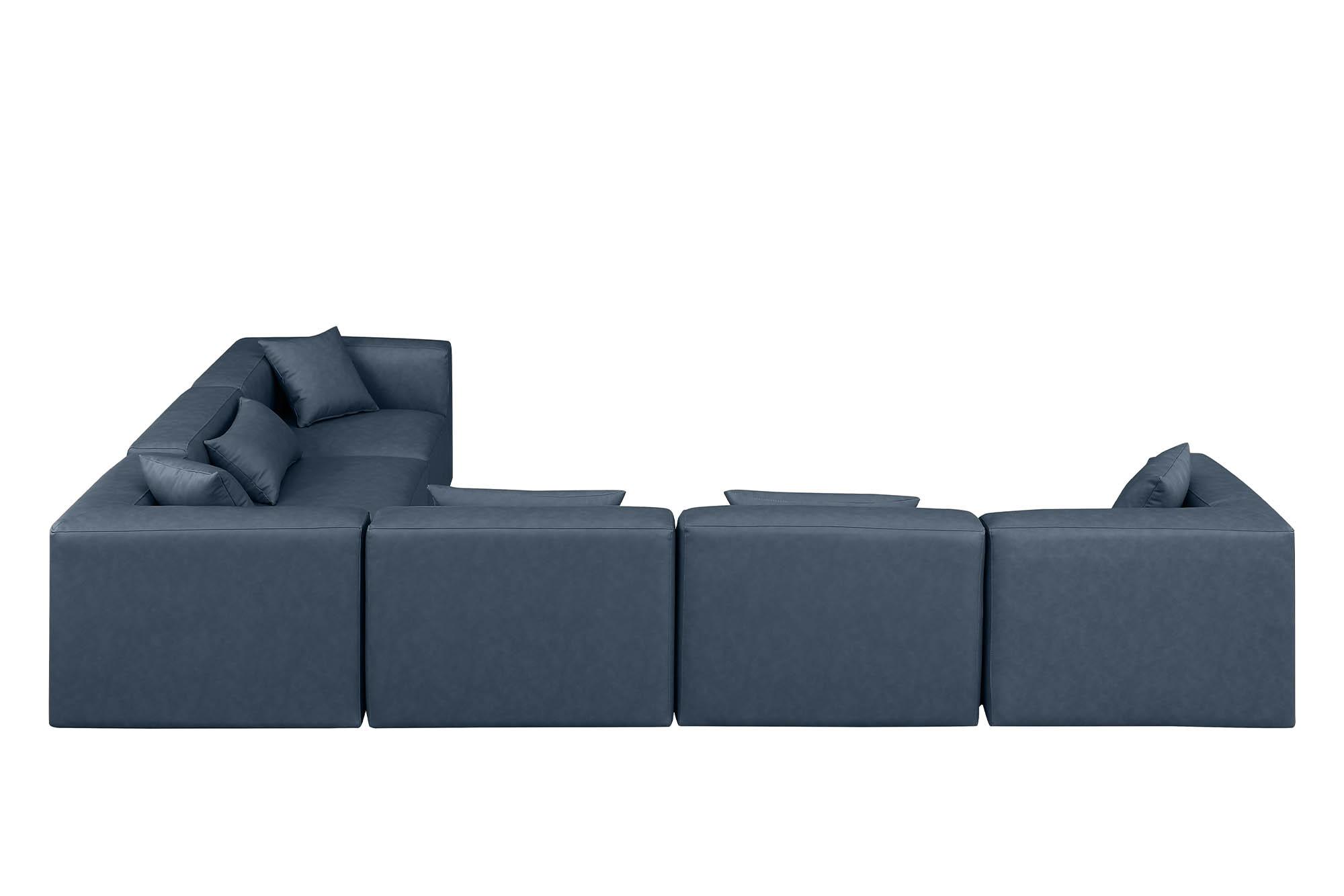 

    
668Navy-Sec6A Meridian Furniture Modular Sectional Sofa
