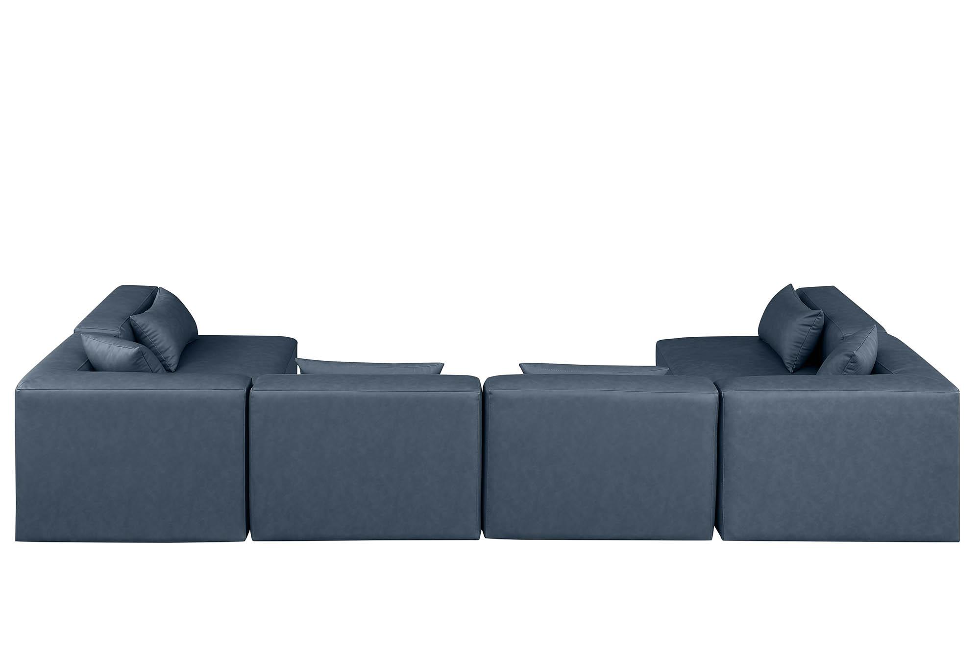 

    
668Navy-Sec6D Meridian Furniture Modular Sectional Sofa
