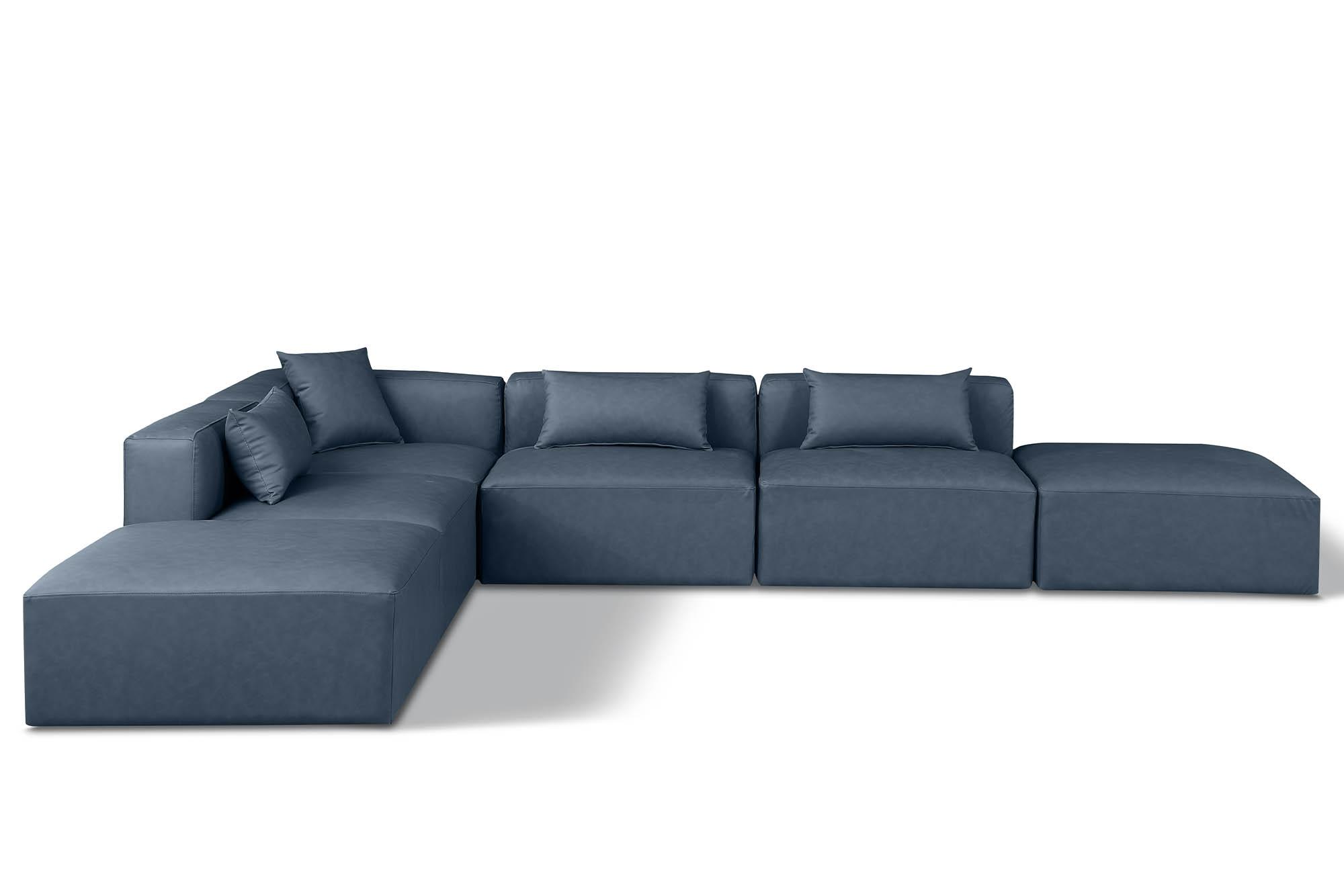 

    
Navy Faux Leather Modular Sectional CUBE 668Navy-Sec6E Meridian Contemporary

