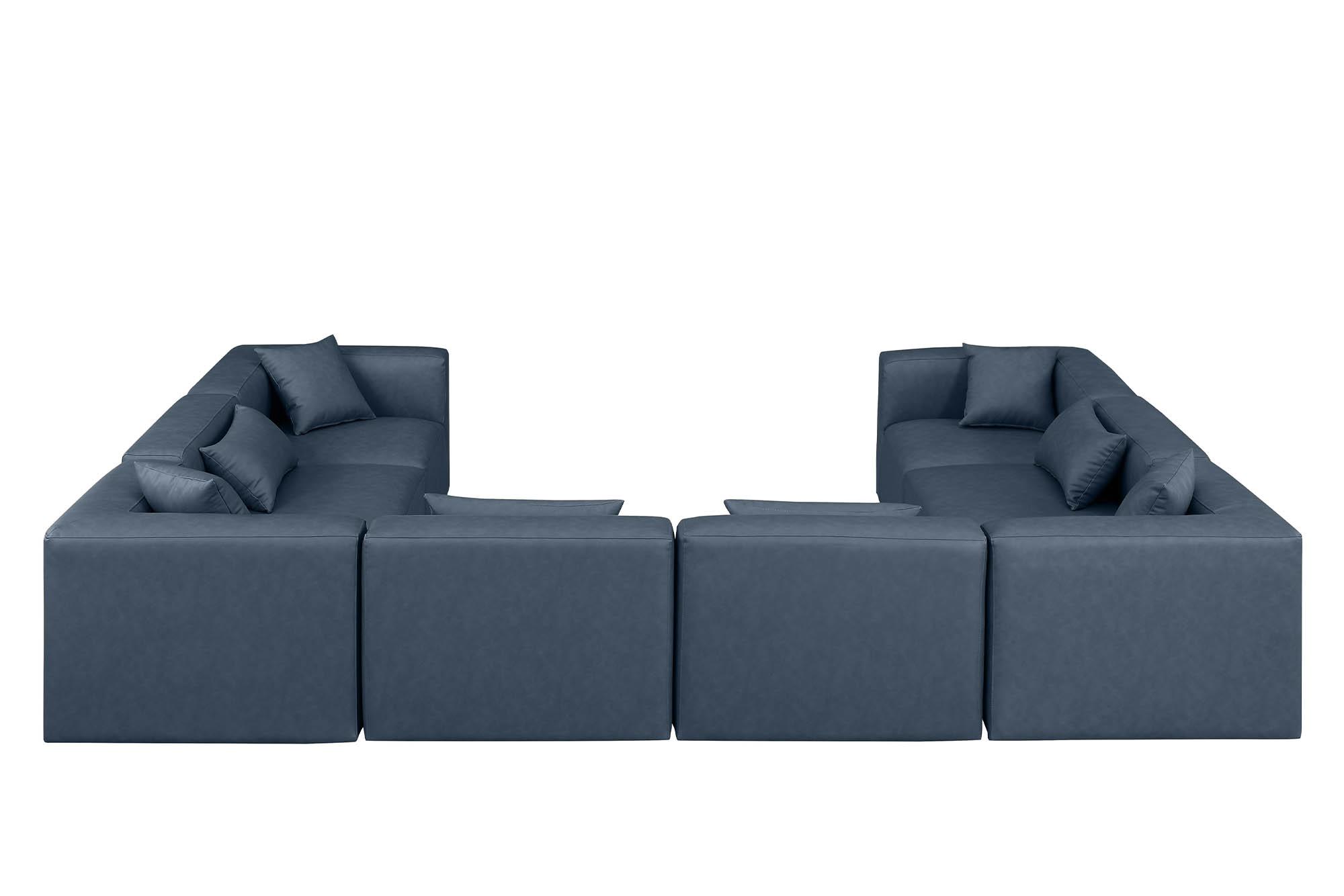 

        
Meridian Furniture CUBE 668Navy-Sec8A Modular Sectional Sofa Navy Faux Leather 094308318172
