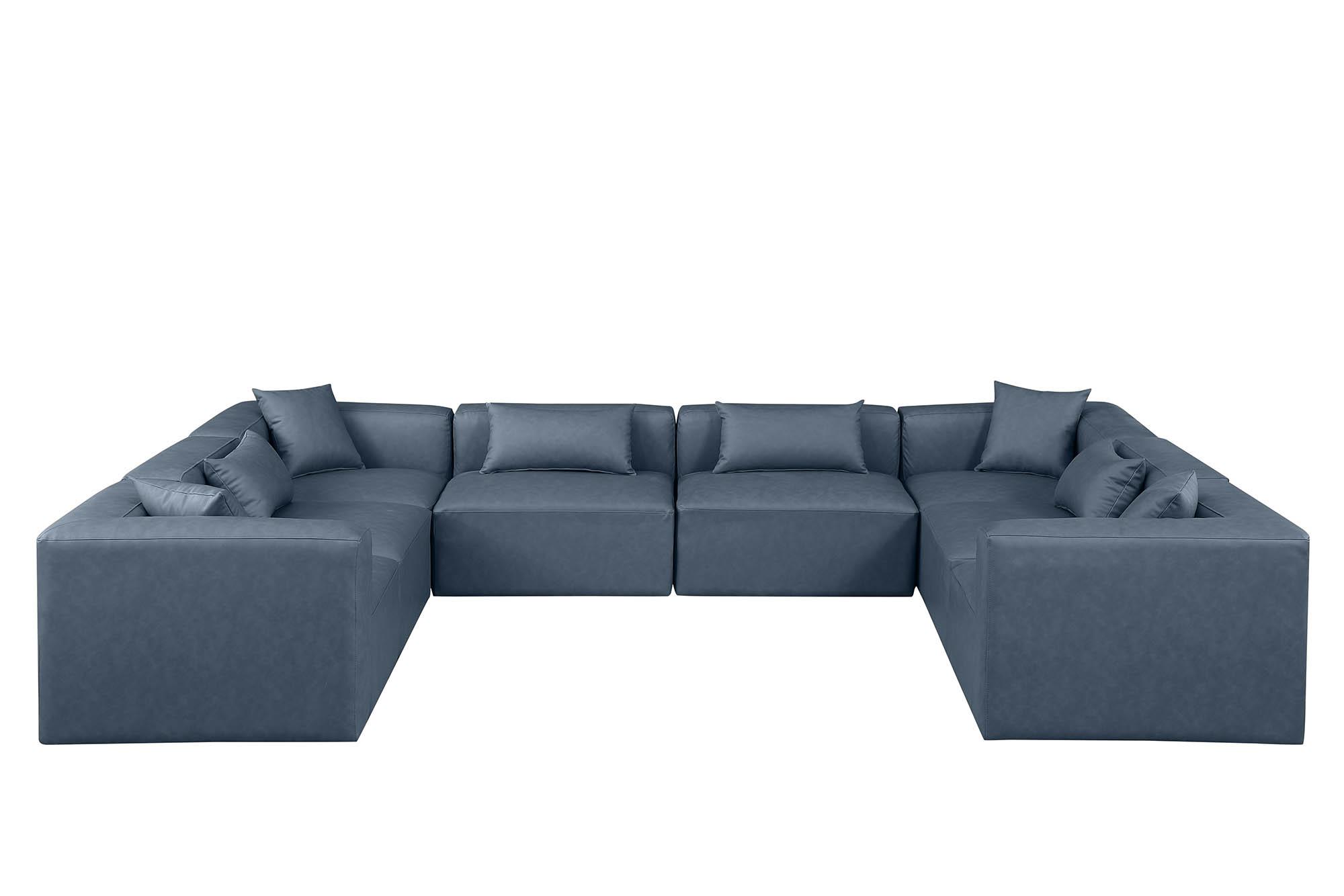 

    
668Navy-Sec8A Meridian Furniture Modular Sectional Sofa

