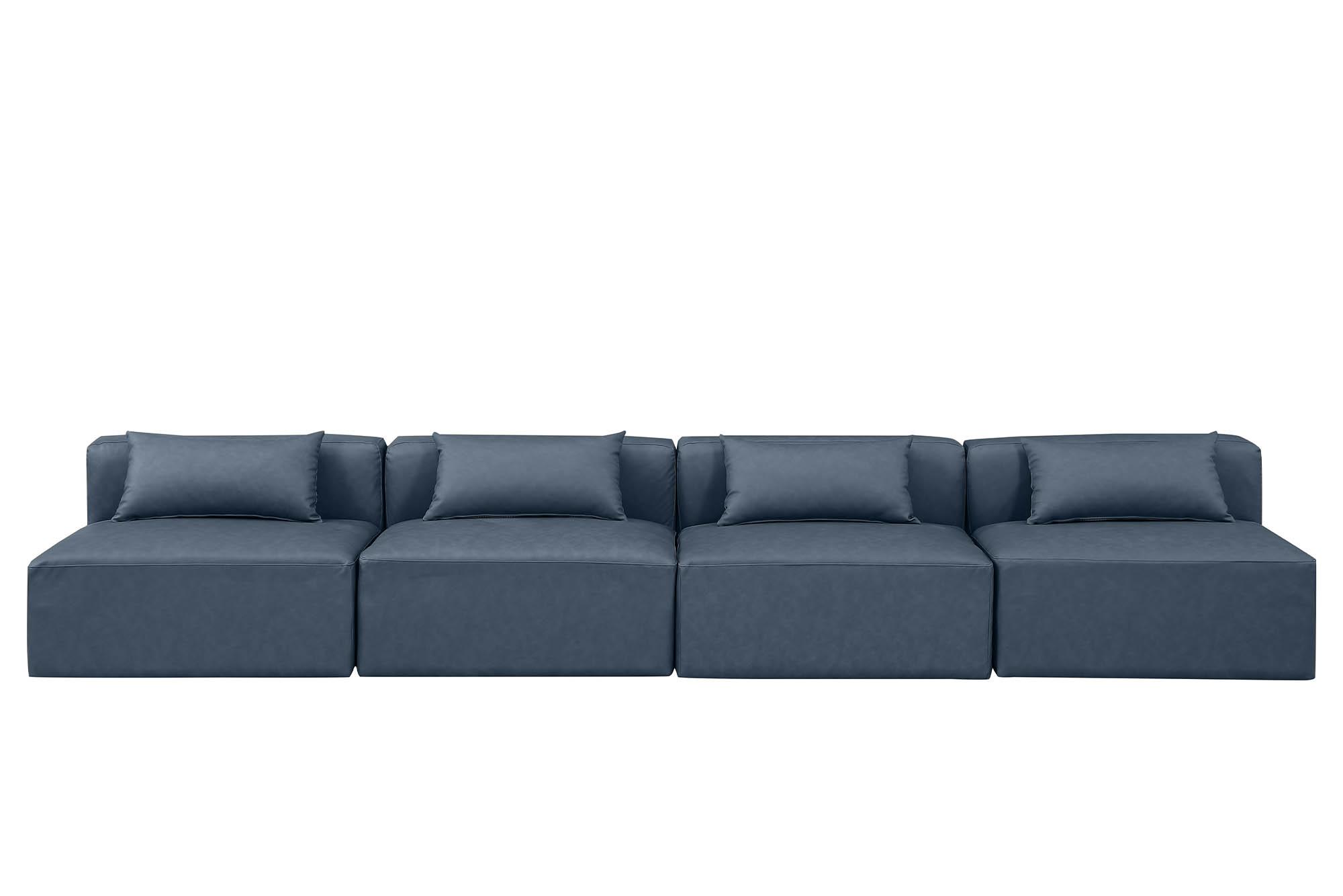 

        
Meridian Furniture CUBE 668Navy-S144A Modular Sofa Navy Faux Leather 094308318028
