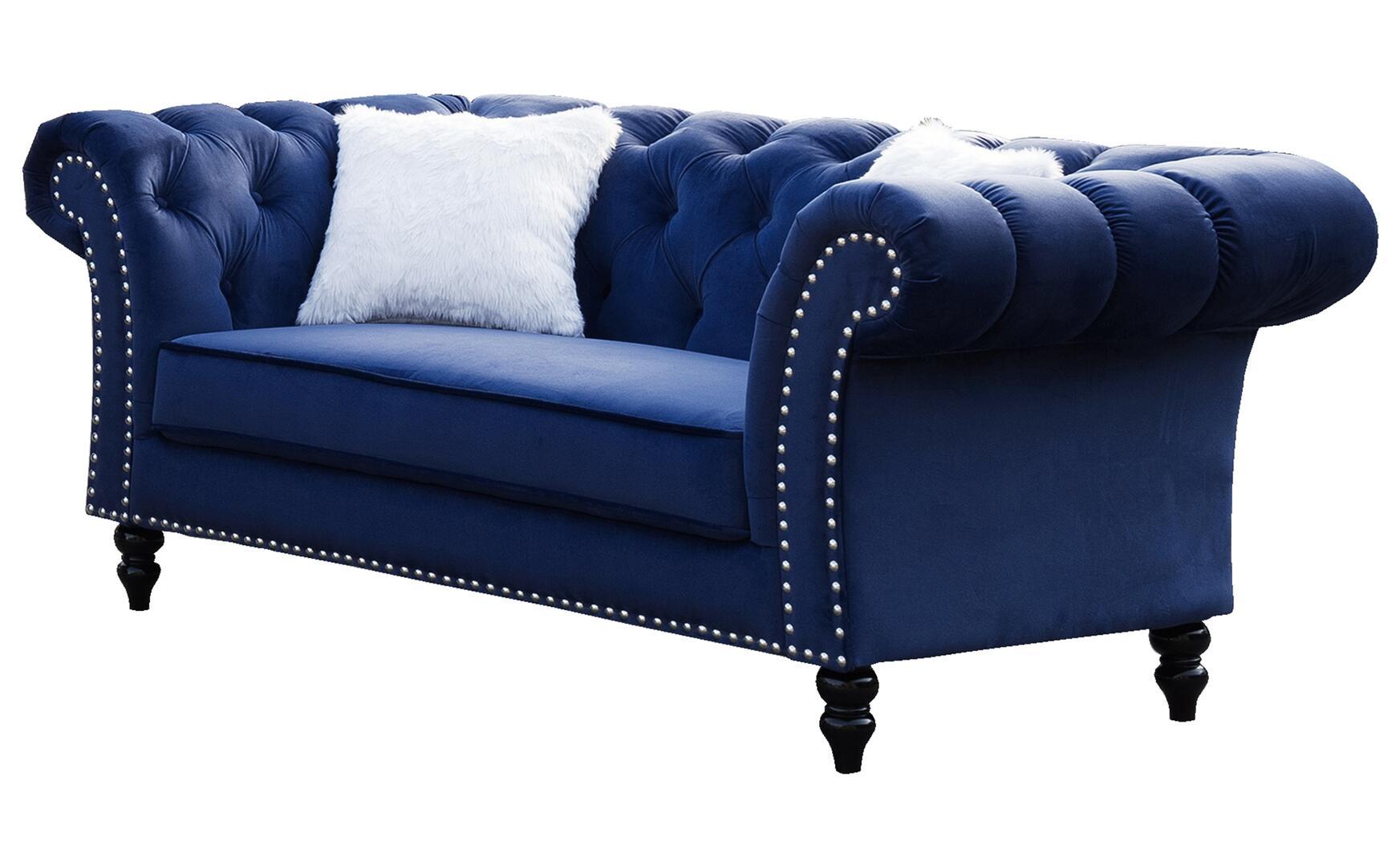 

    
Cosmos Furniture Gaby Sofa and Loveseat Set Blue Gaby-Set-2
