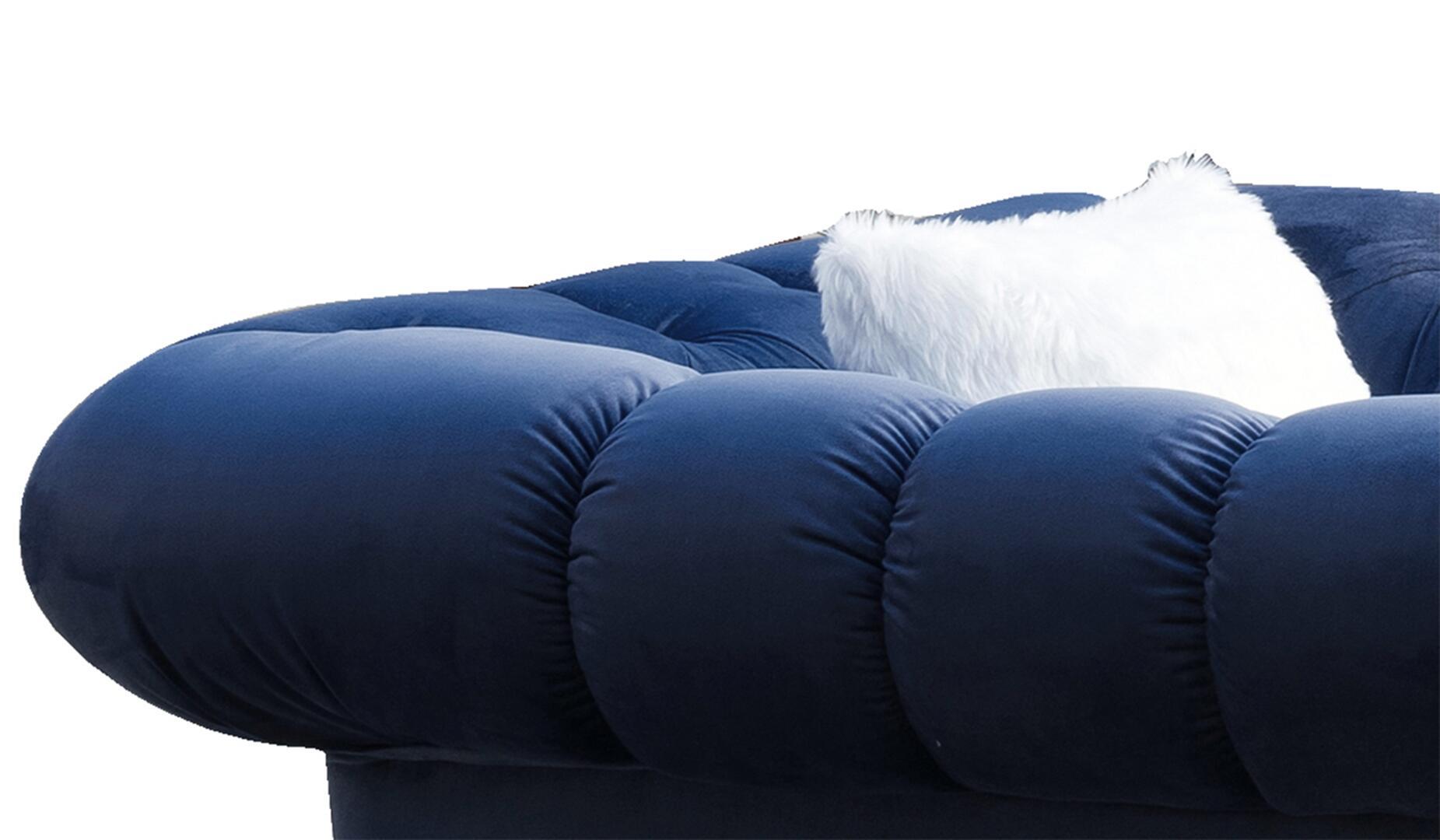 

        
Cosmos Furniture Gaby Sofa Blue Fabric 810053741283

