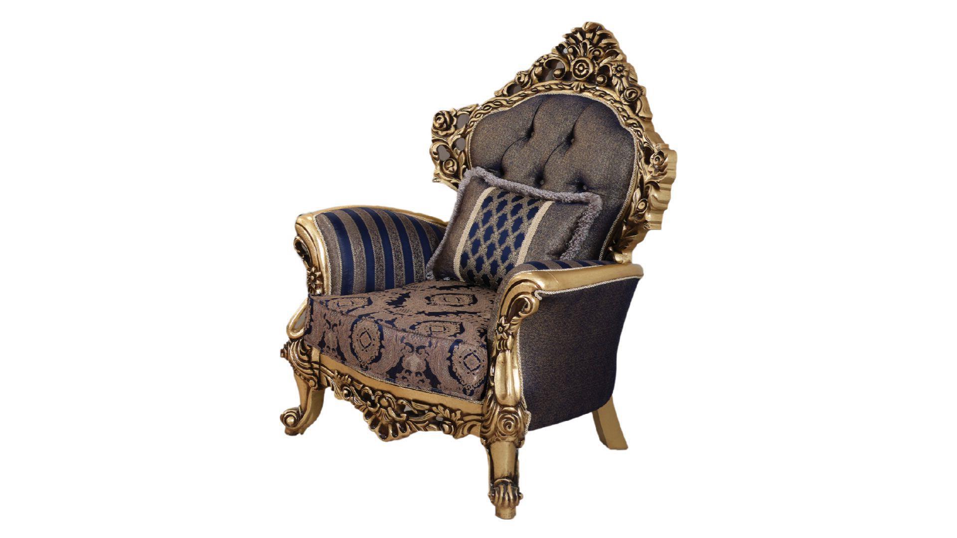 

    
Galaxy Home Furniture VICTORIA Arm Chair Navy/Gold VICTORIA-CH
