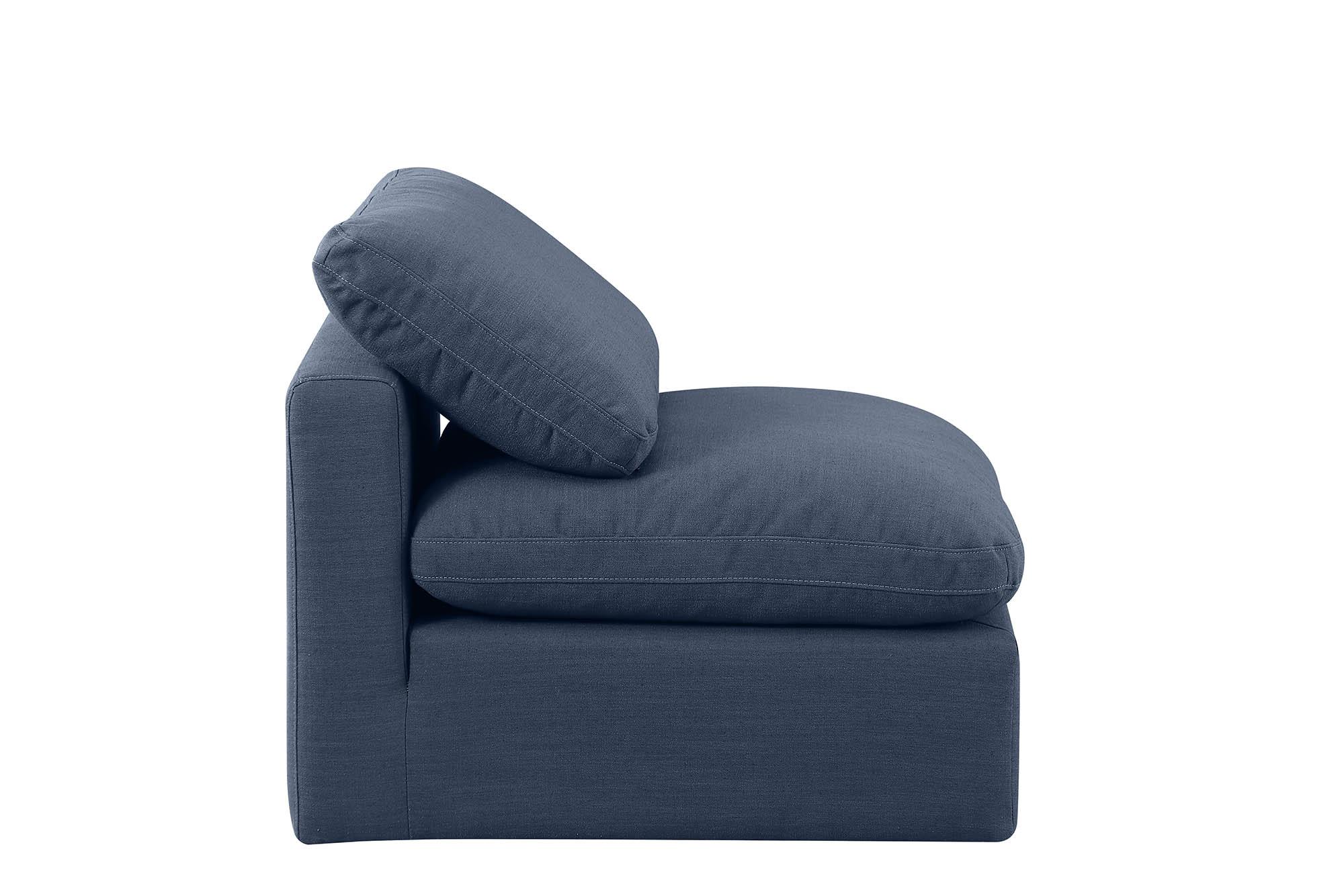 

        
Meridian Furniture INDULGE 141Navy-Armless Armless Chair Navy Linen 094308313344
