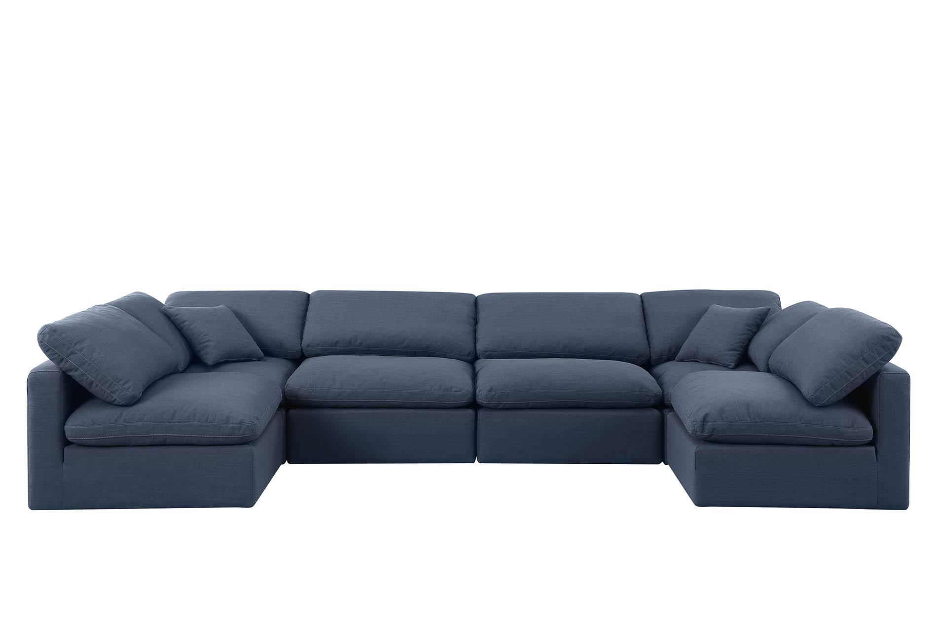 

    
Meridian Furniture INDULGE 141Navy-Sec6D Modular Sectional Blue 141Navy-Sec6D
