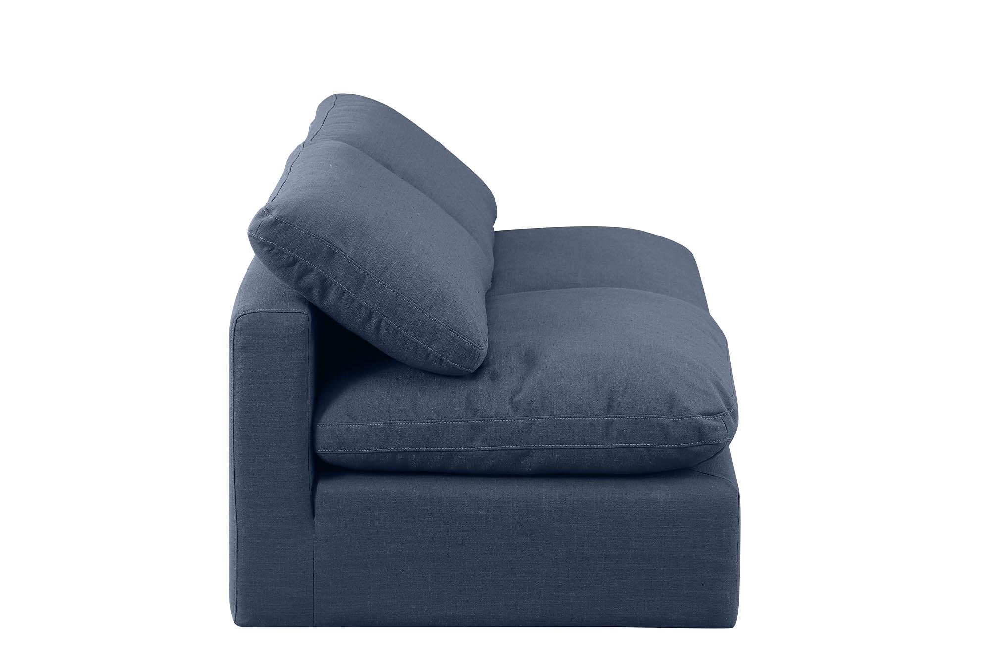 

        
Meridian Furniture INDULGE 141Navy-S2 Modular Sofa Navy Linen 094308314327
