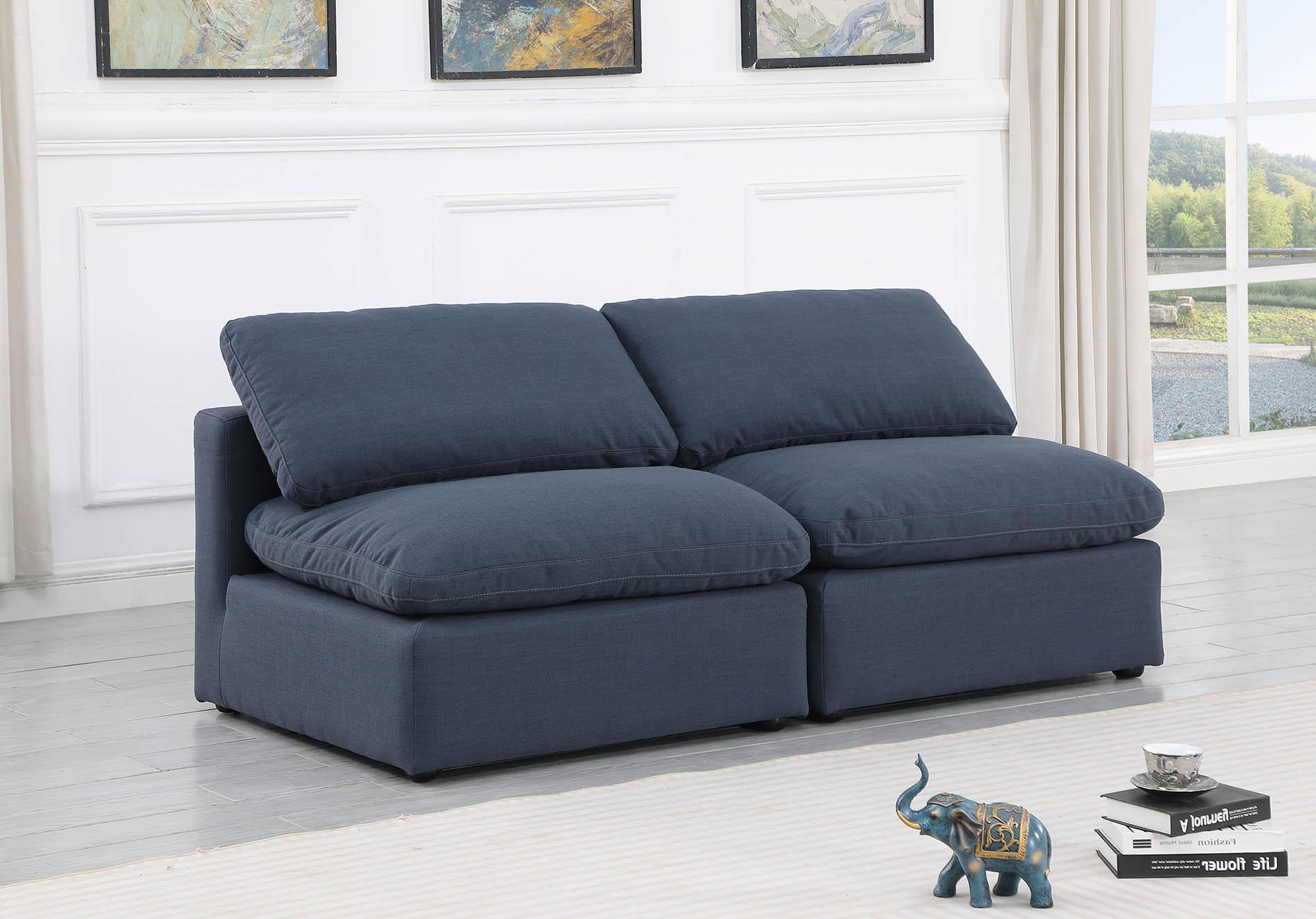 

    
Navy Linen Fabric Modular Sofa INDULGE 141Navy-S2 Meridian Contemporary
