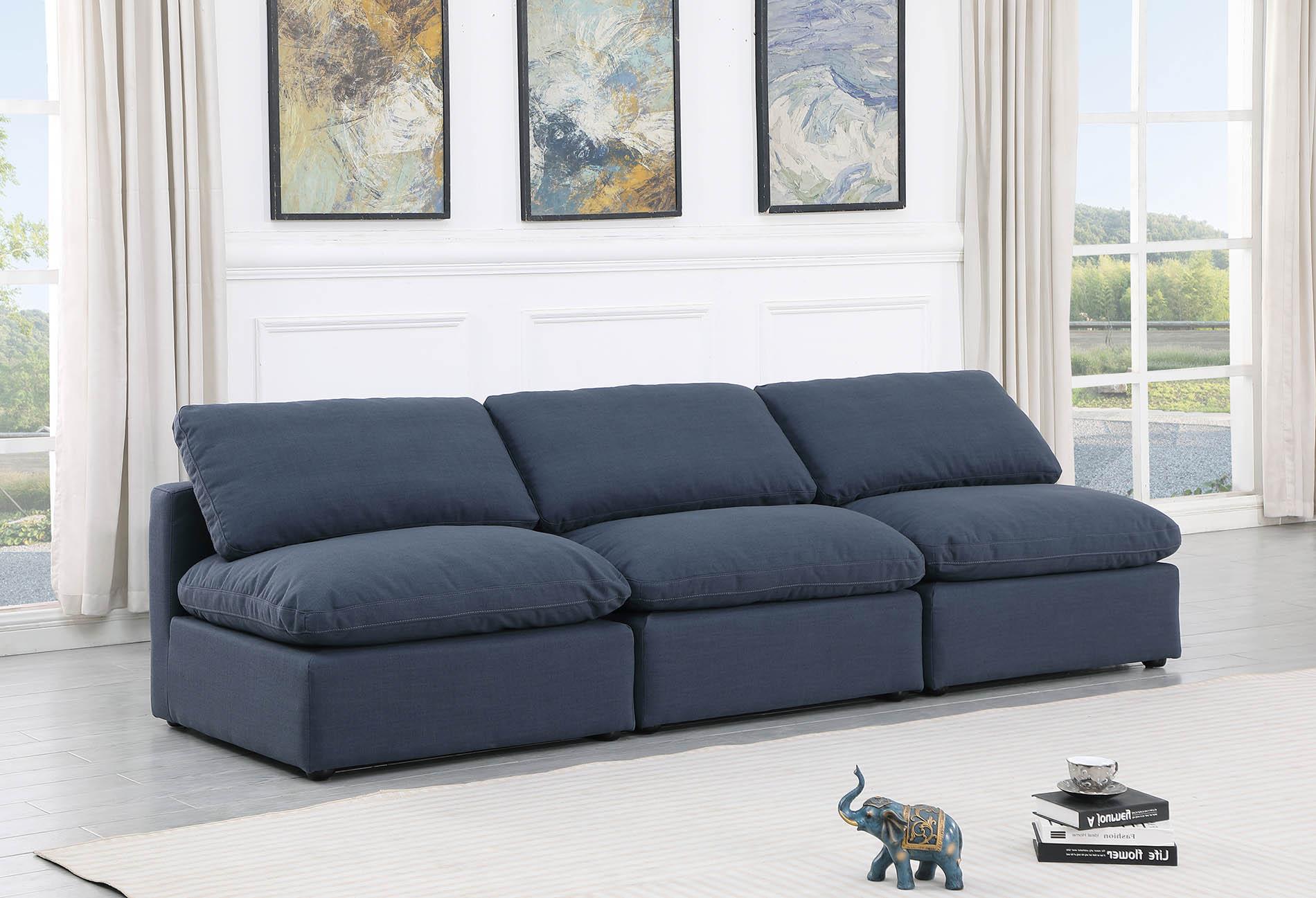 

    
Navy Linen Fabric Modular Sofa INDULGE 141Navy-S3 Meridian Contemporary
