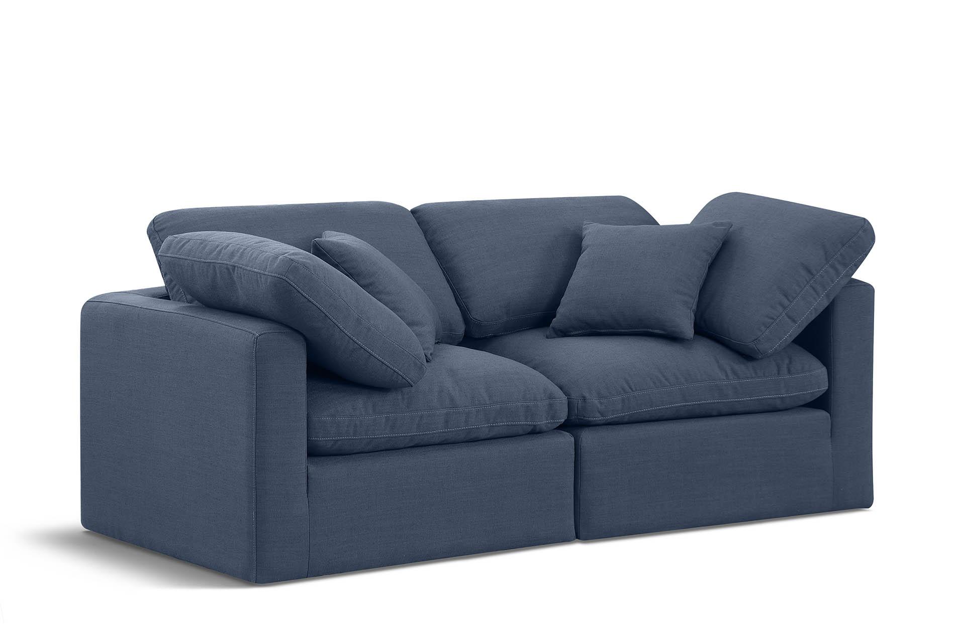 

    
Navy Linen Fabric Modular Sofa INDULGE 141Navy-S70 Meridian Contemporary
