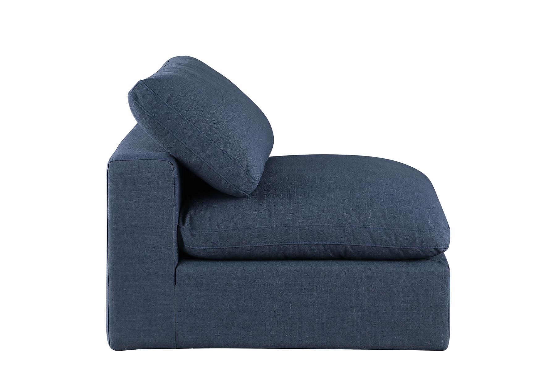

        
Meridian Furniture 187Navy-Armless Armless Chair Navy Linen 094308284446

