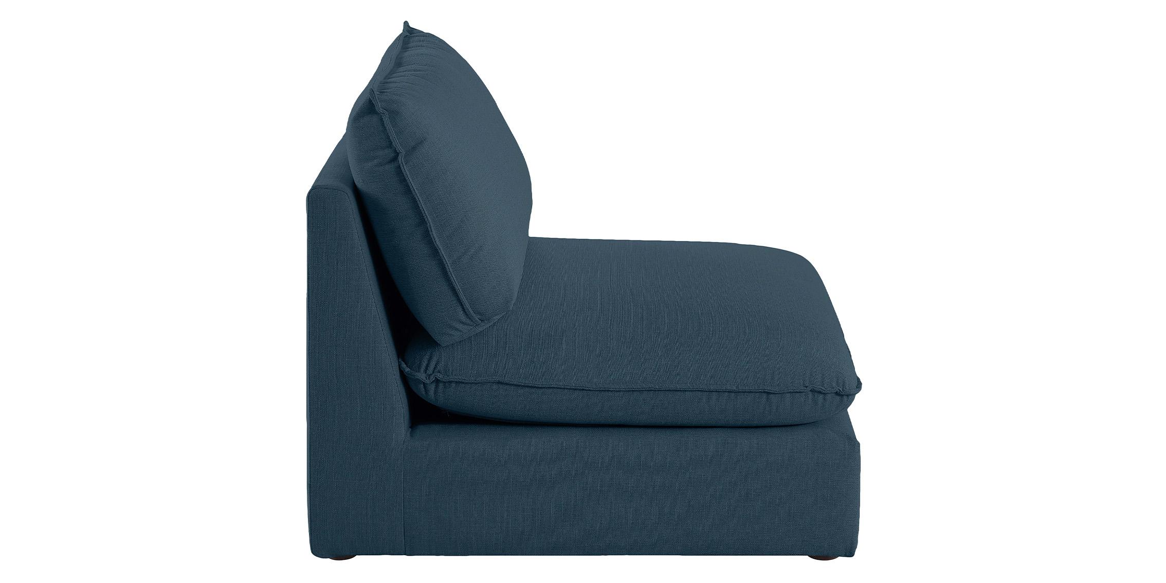 

        
Meridian Furniture MACKENZIE 688Navy-Armless Armless Chair Navy Linen 094308263427
