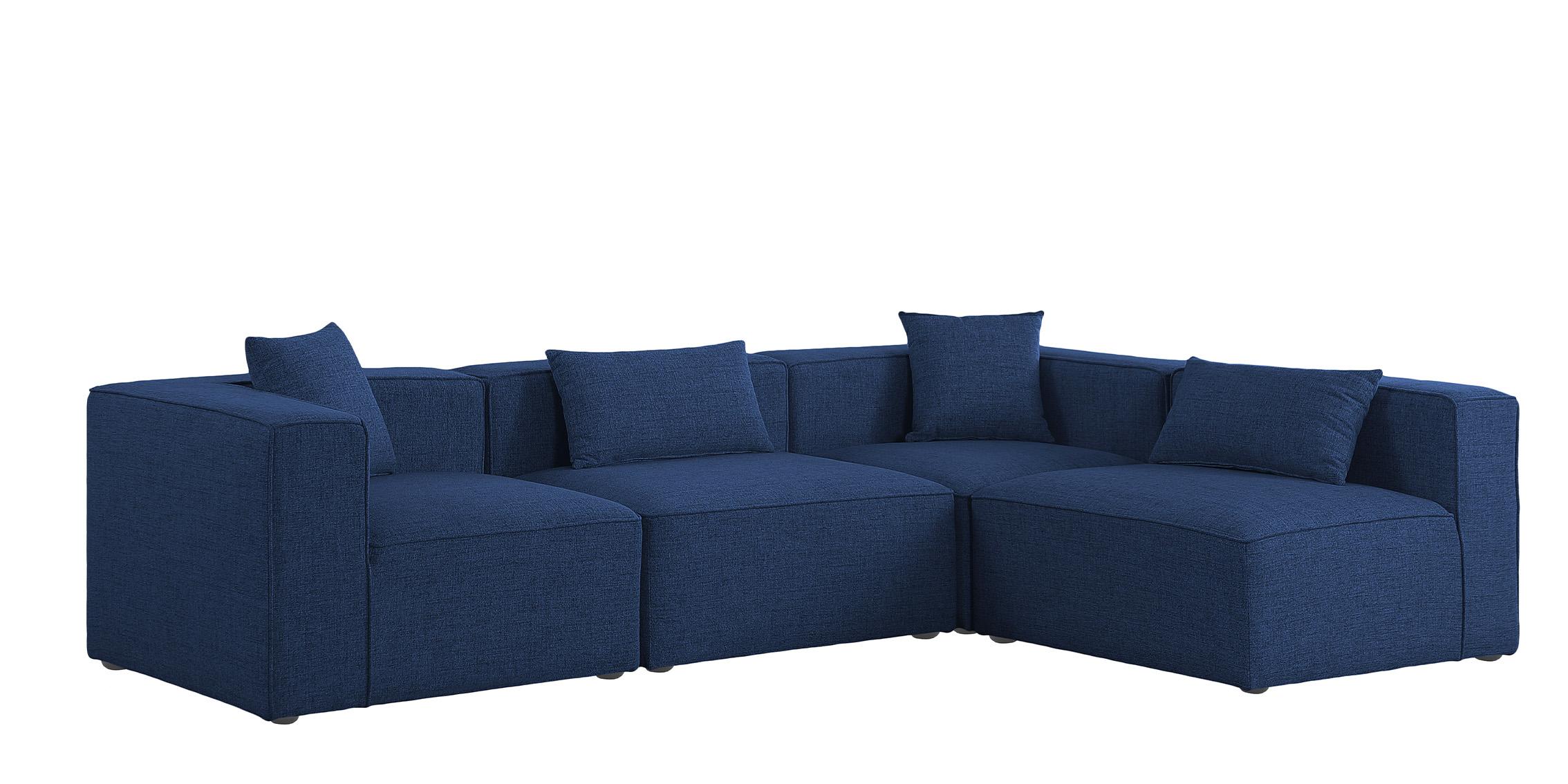 

        
Meridian Furniture CUBE 630Navy-Sec4B Modular Sectional Sofa Navy Linen 094308266992
