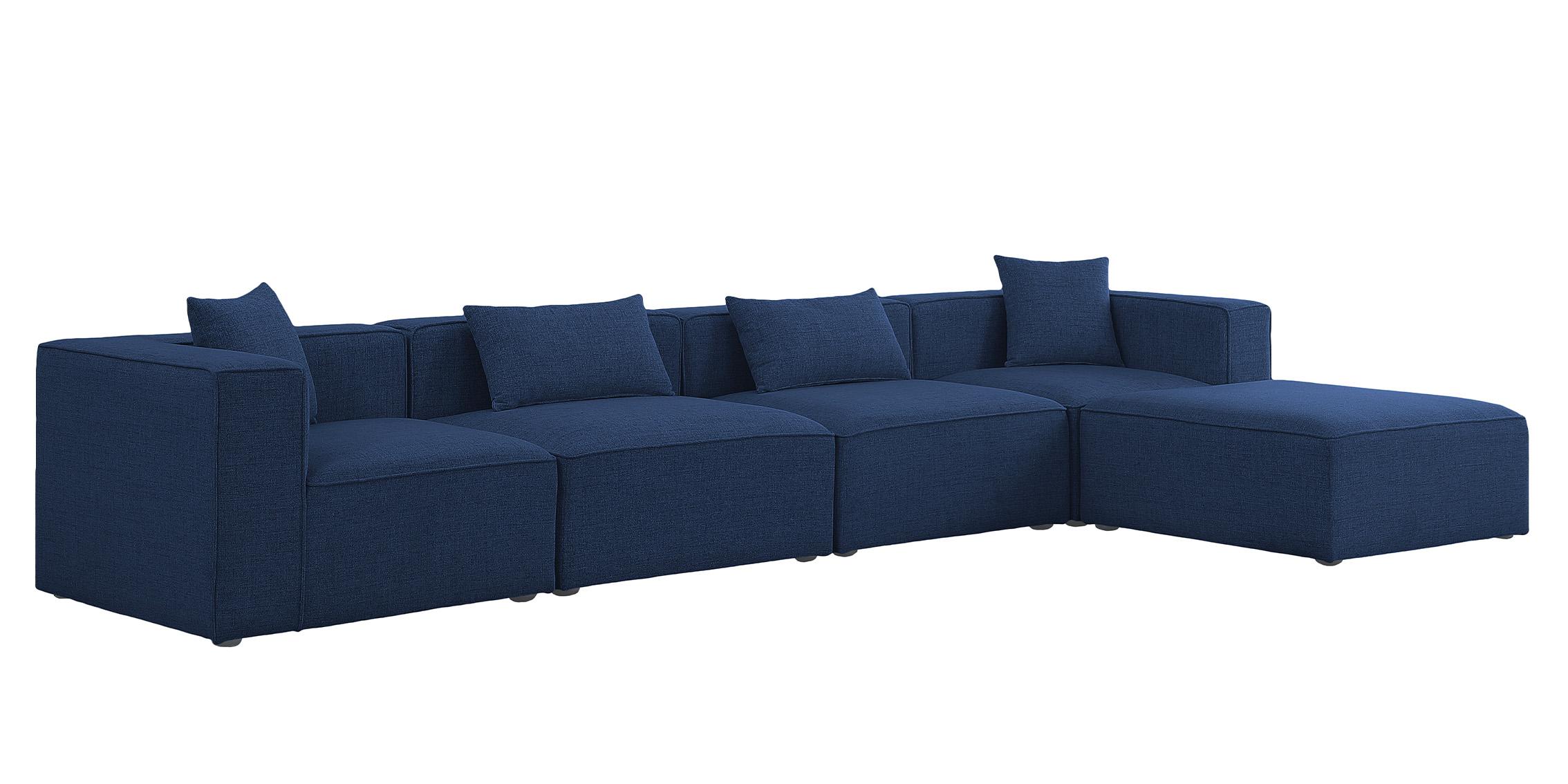 

        
Meridian Furniture CUBE 630Navy-Sec5A Modular Sectional Sofa Navy Linen 94308264158
