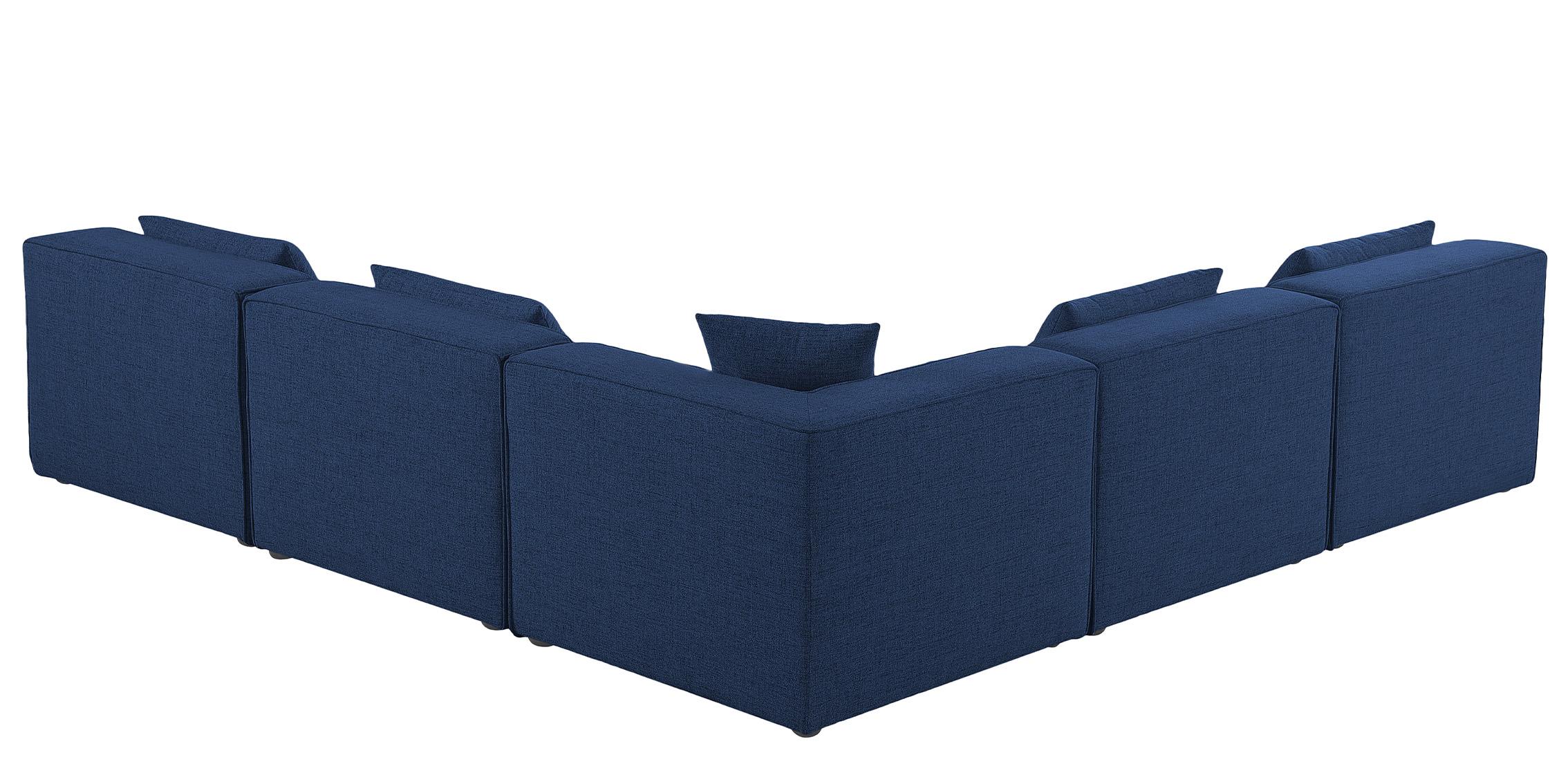 

        
Meridian Furniture CUBE 630Navy-Sec5B Modular Sectional Sofa Navy Linen 94308264189
