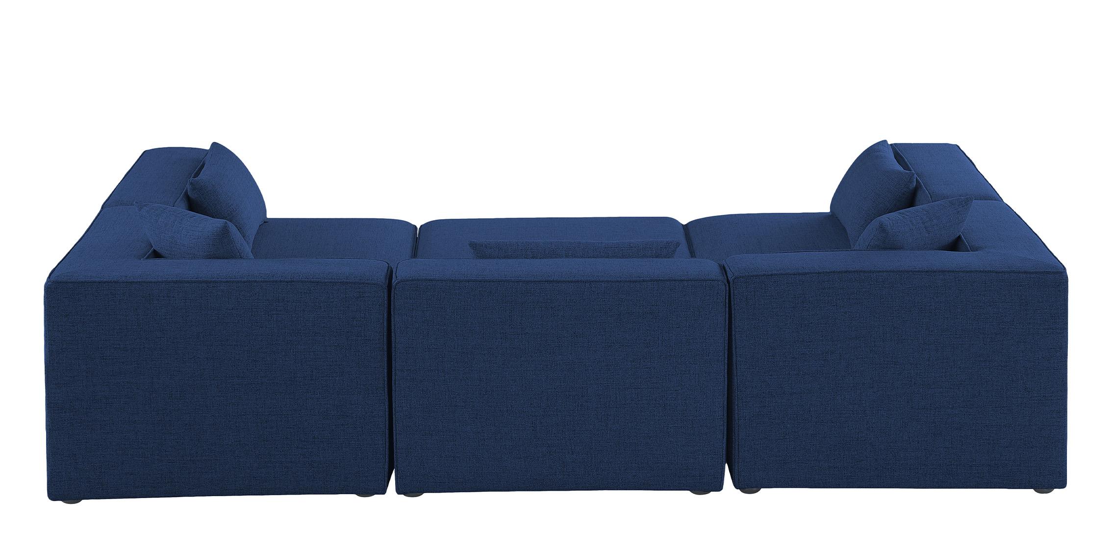 

    
630Navy-Sec6C Meridian Furniture Modular Sectional Sofa
