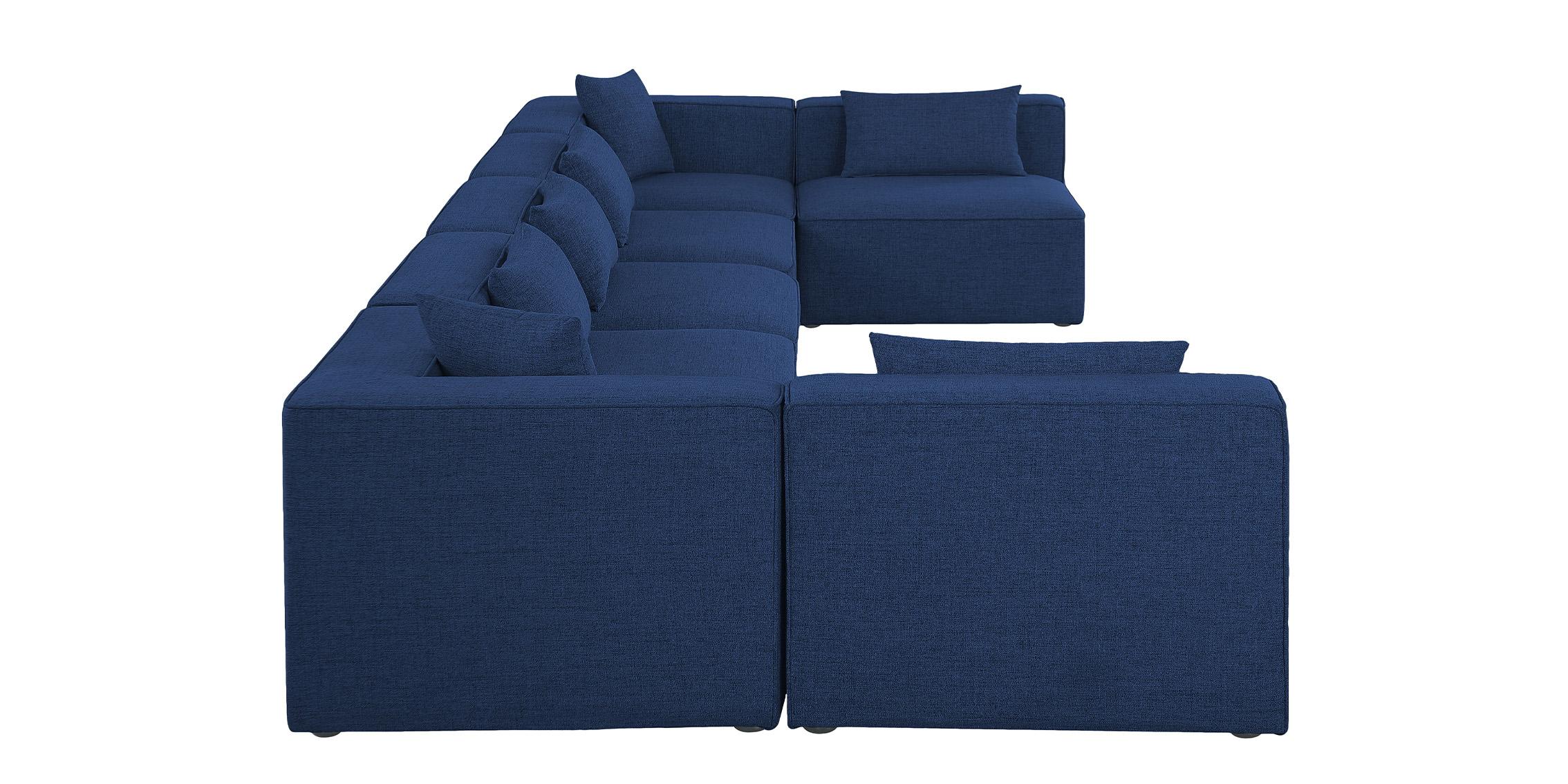 

        
Meridian Furniture CUBE 630Navy-Sec7B Modular Sectional Sofa Navy Linen 094308267081
