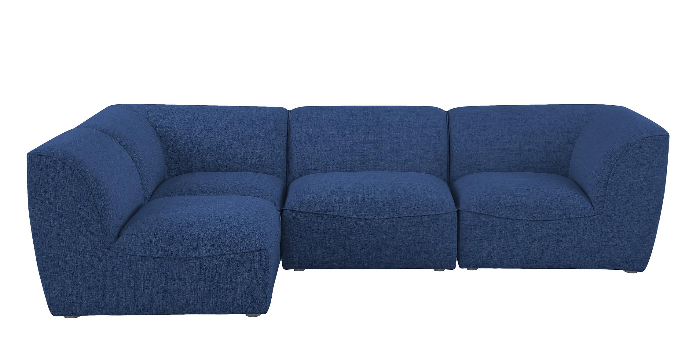 

    
683Navy-Sec4B Meridian Furniture Modular Sectional Sofa
