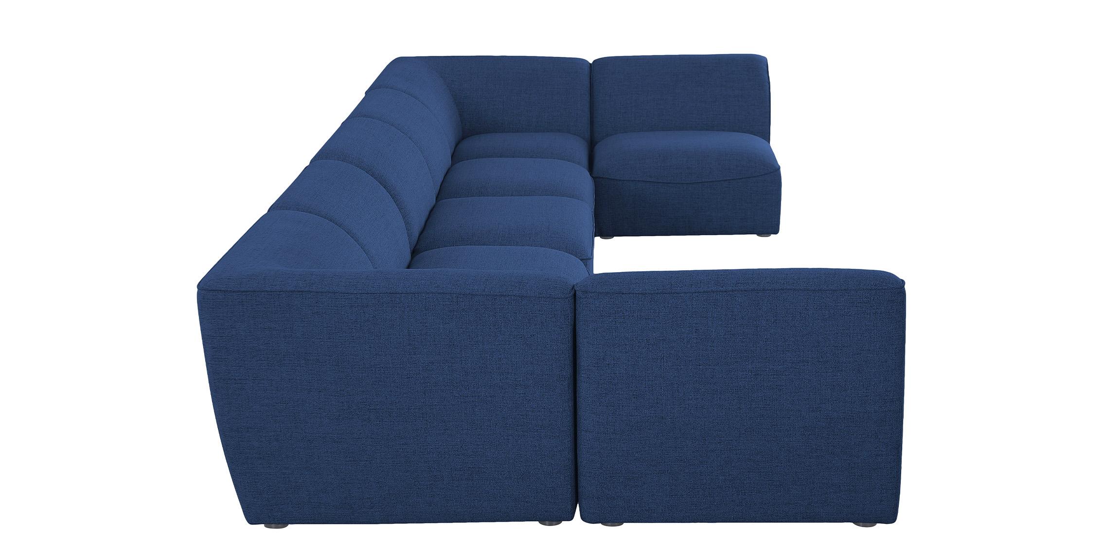 

        
Meridian Furniture MIRAMAR 683Navy-Sec7B Modular Sectional Sofa Navy Linen 094308267203
