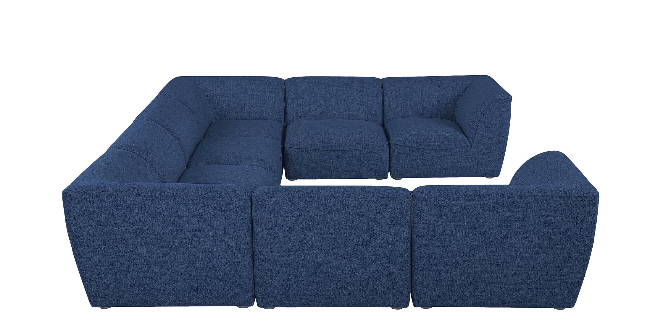 

        
Meridian Furniture MIRAMAR 683Navy-Sec8A Modular Sectional Sofa Navy Linen 94308264813
