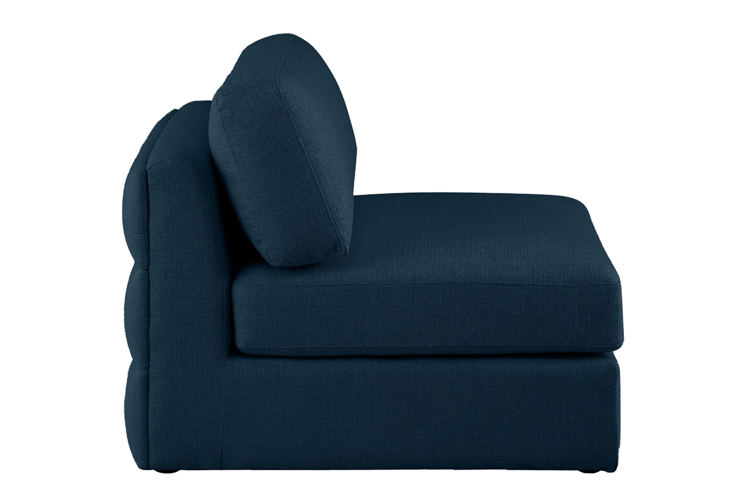 

        
Meridian Furniture BECKHAM 681Navy-Armless Armless Chair Navy Linen 94308263335
