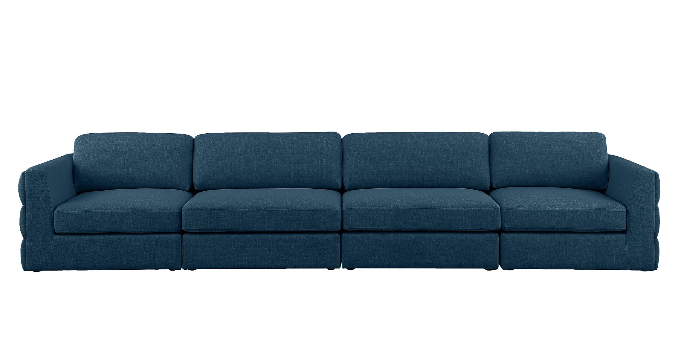 

        
Meridian Furniture BECKHAM 681Navy-S152A Modular Sofa Navy Linen 94308268637
