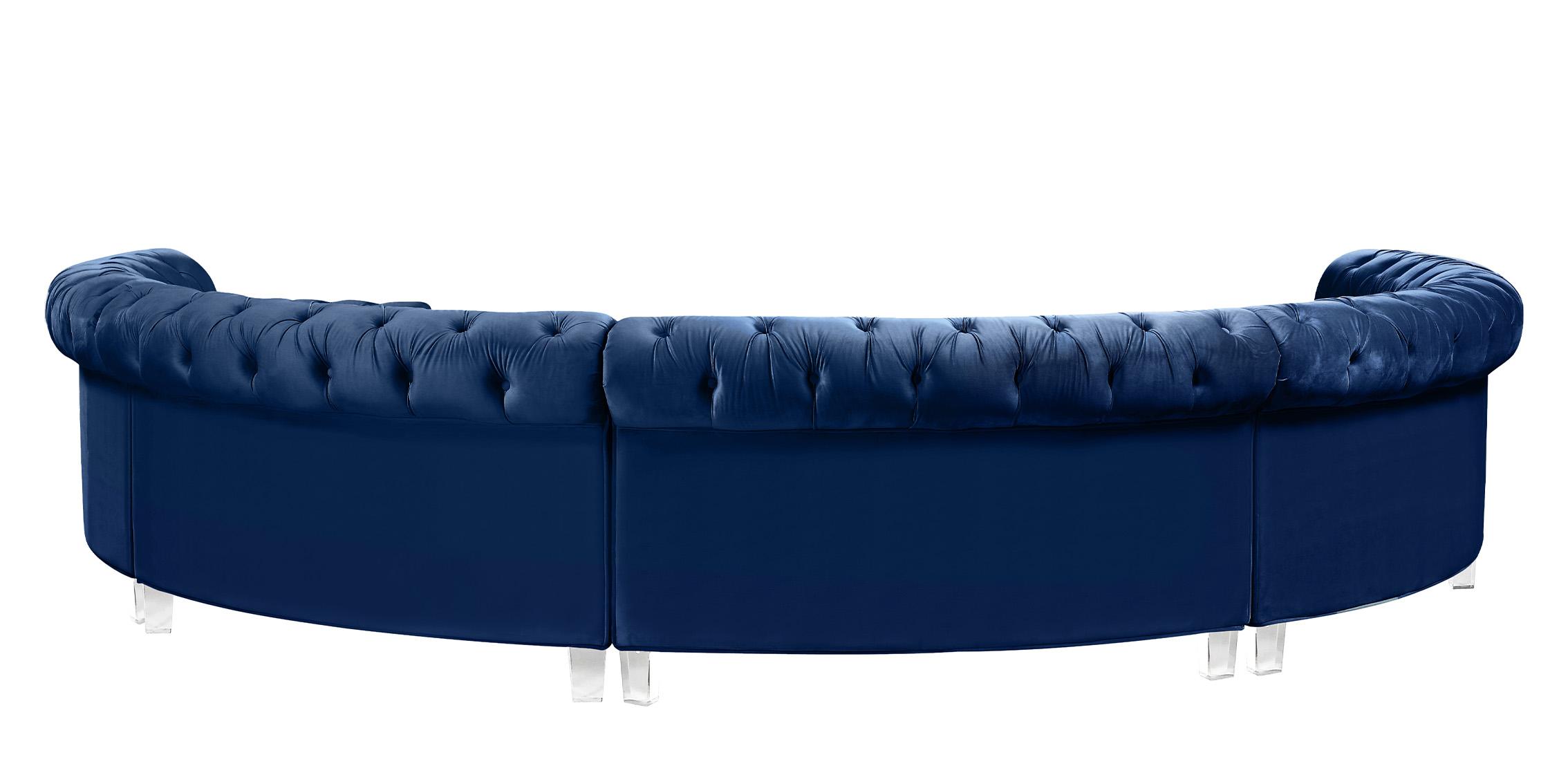 

    
Meridian Furniture ANABELLA-697Navy-5 Sectional Sofa Navy blue 697Navy-Sec-5PC
