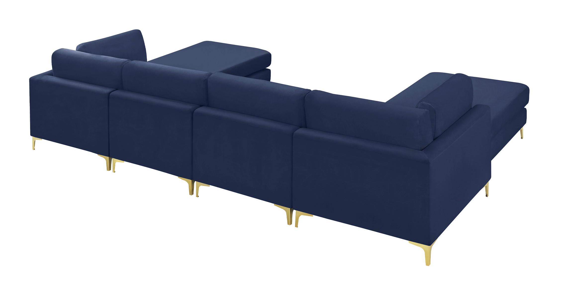 

        
Meridian Furniture JULIA 605Navy-Sec6B Modular Sectional Sofa Navy Velvet 753359809540
