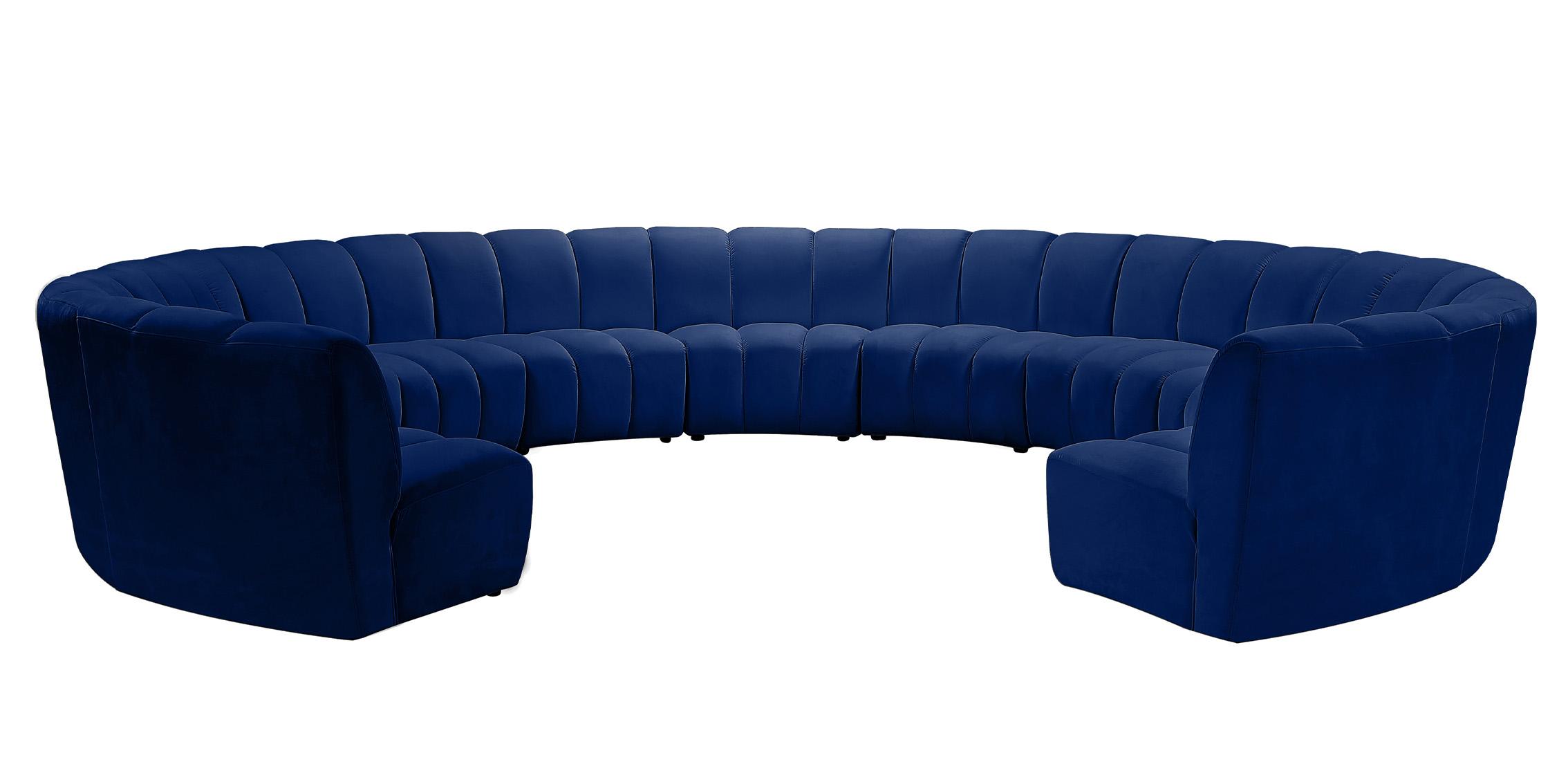 

        
Meridian Furniture INFINITY 638Navy-11PC Modular Sectional Sofa Navy Velvet 753359803876
