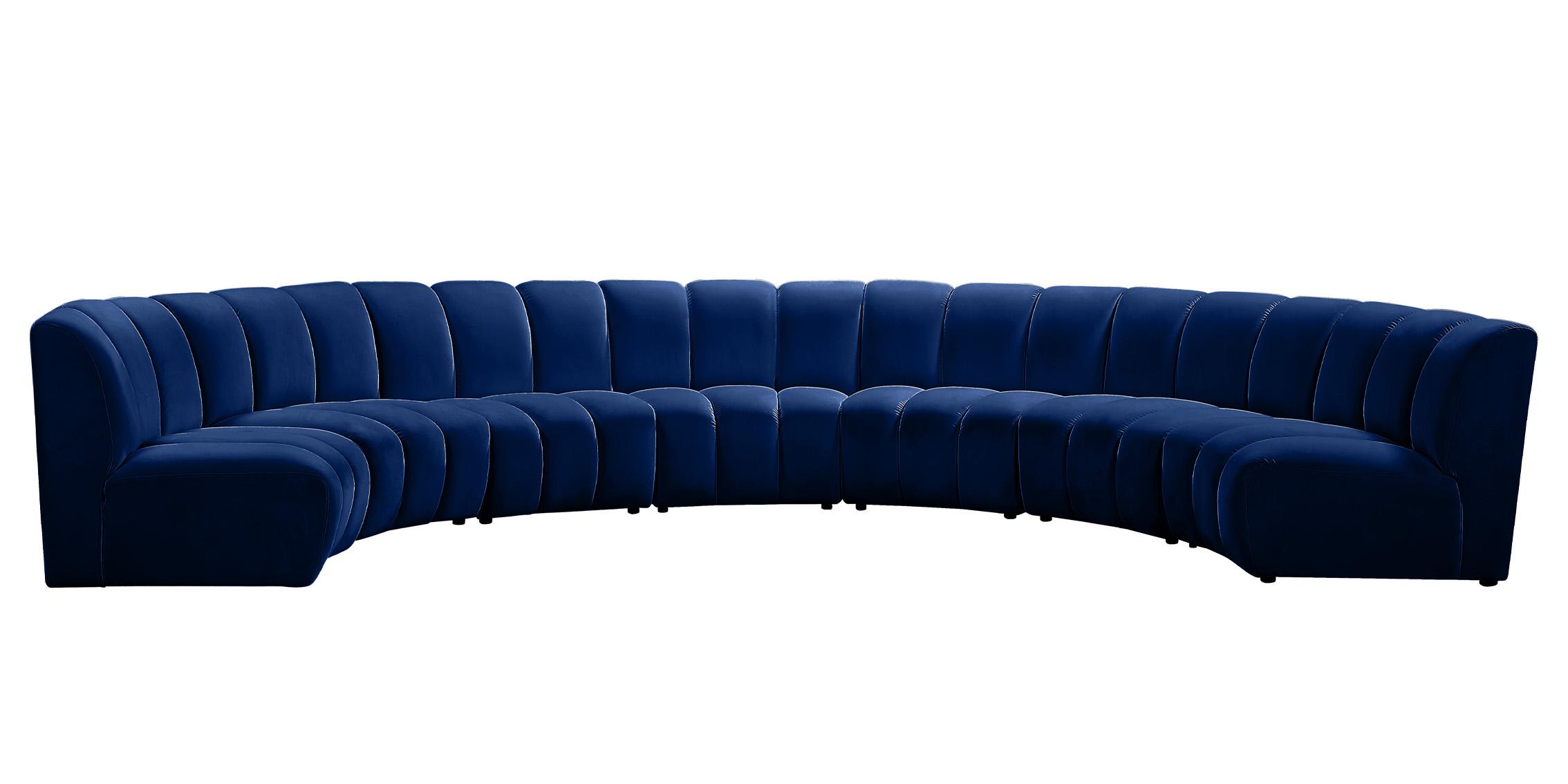 

    
638Navy-7PC Meridian Furniture Modular Sectional Sofa
